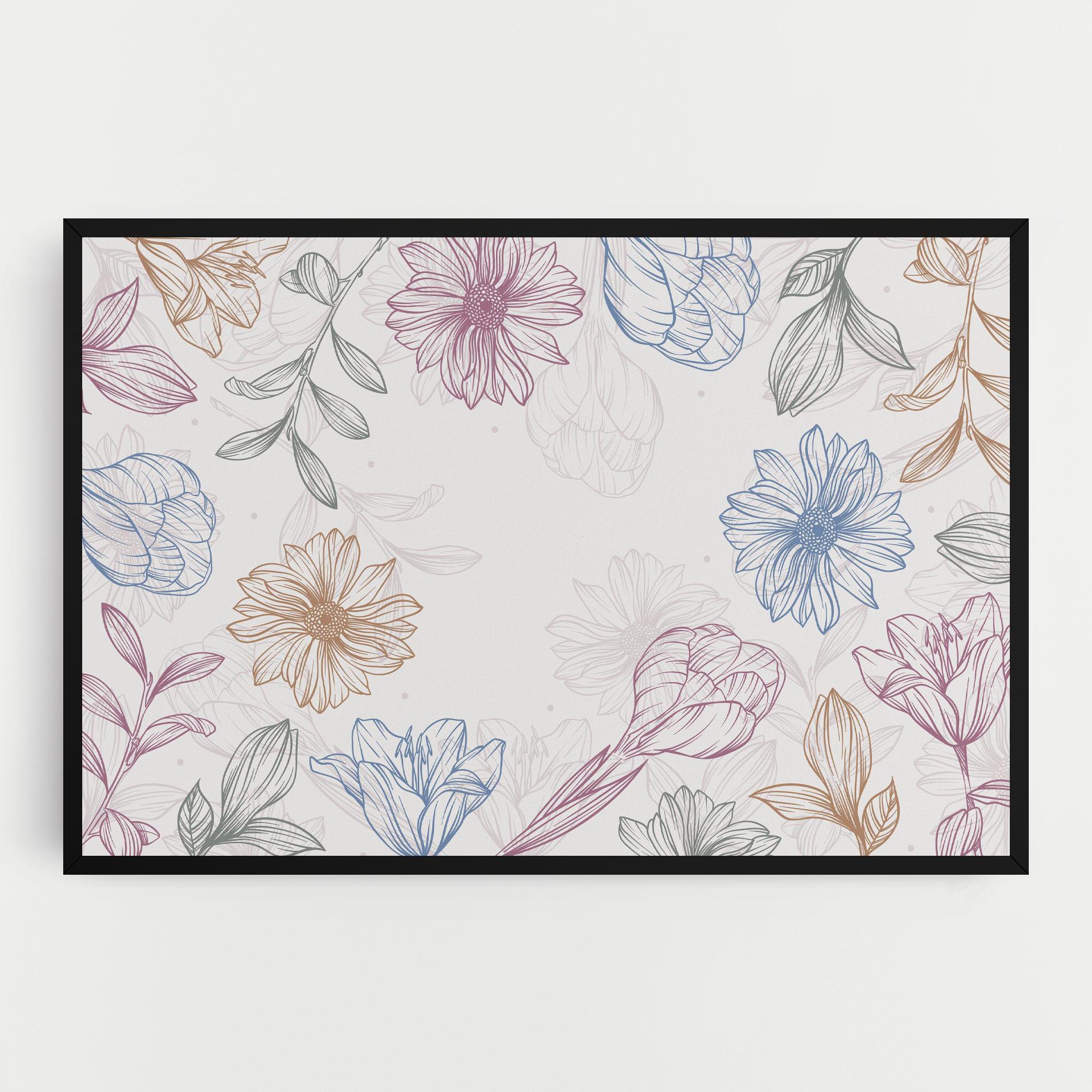 Vászonkép Color Line Mix mockup 0