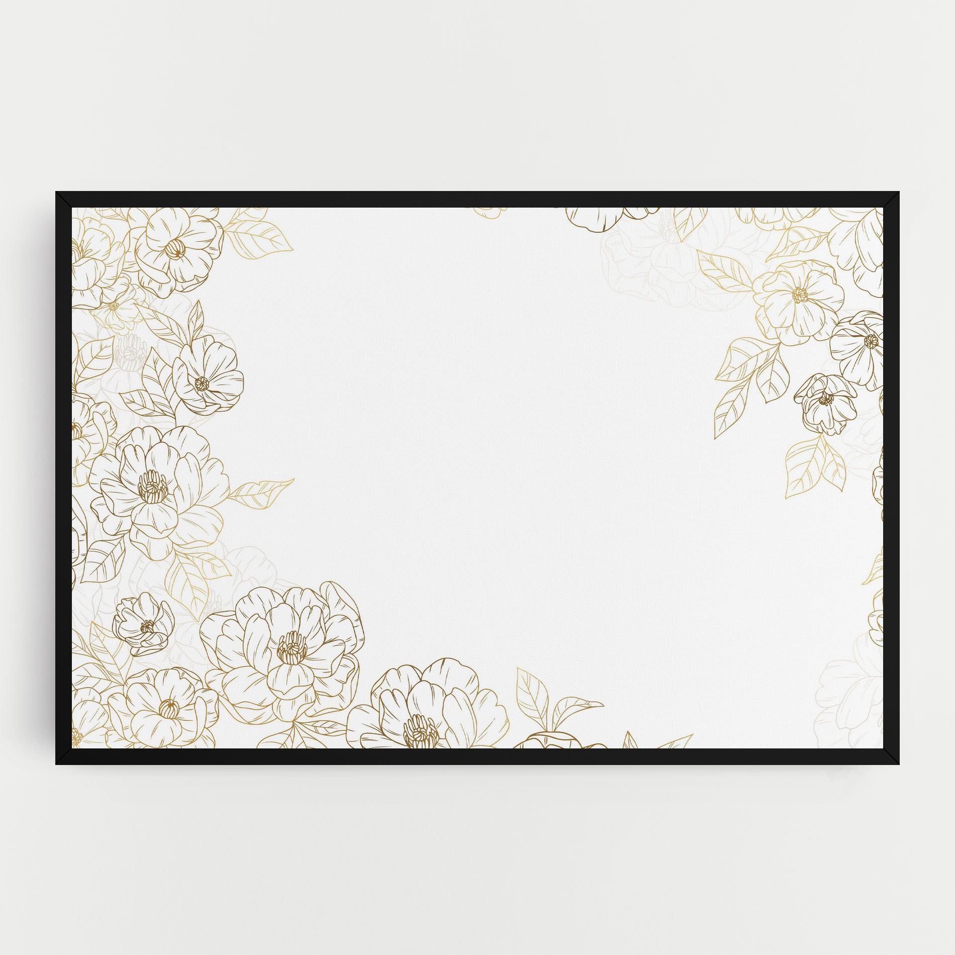 Flower Gold Line mockup 0
