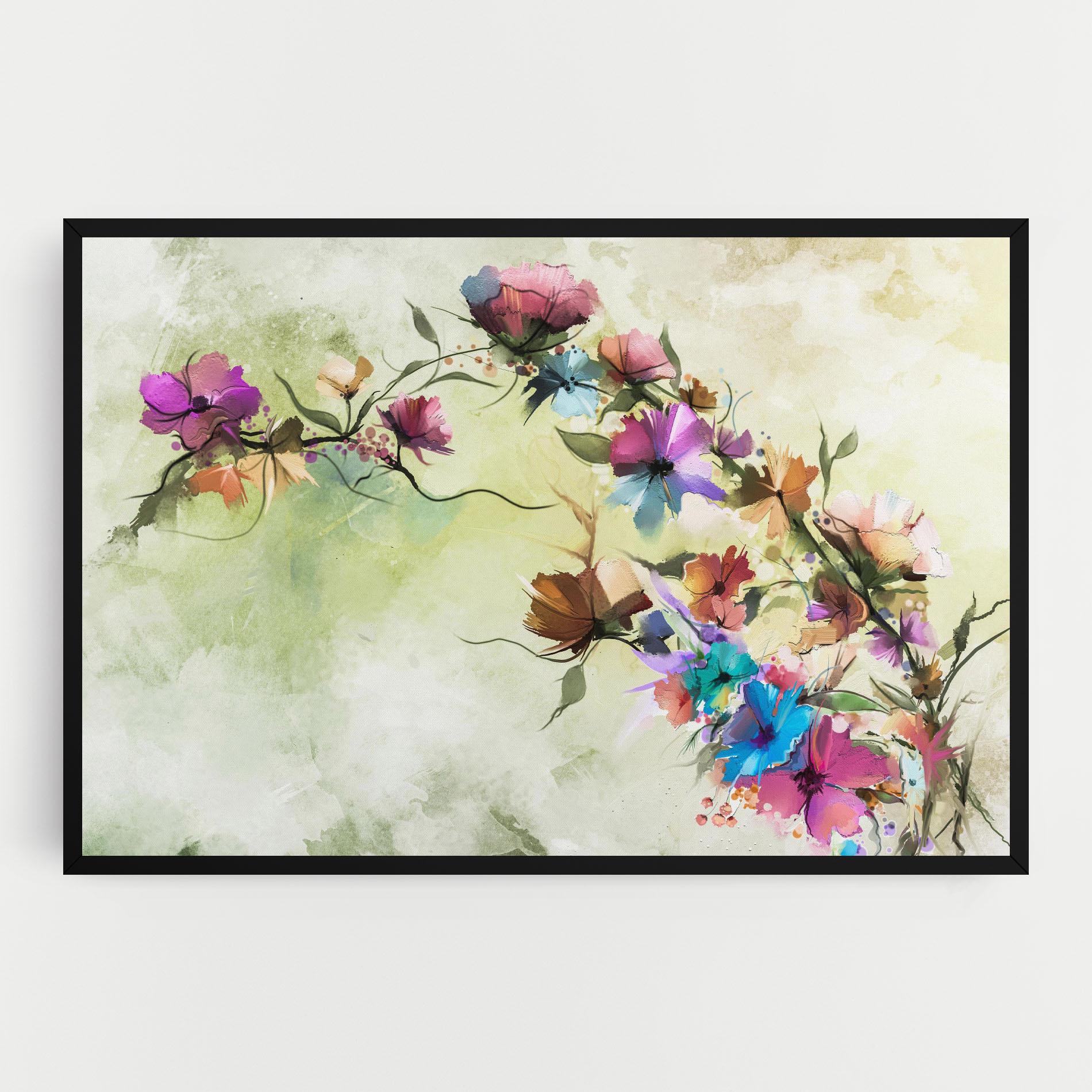 Vászonkép Ramura Cu Flori mockup 0