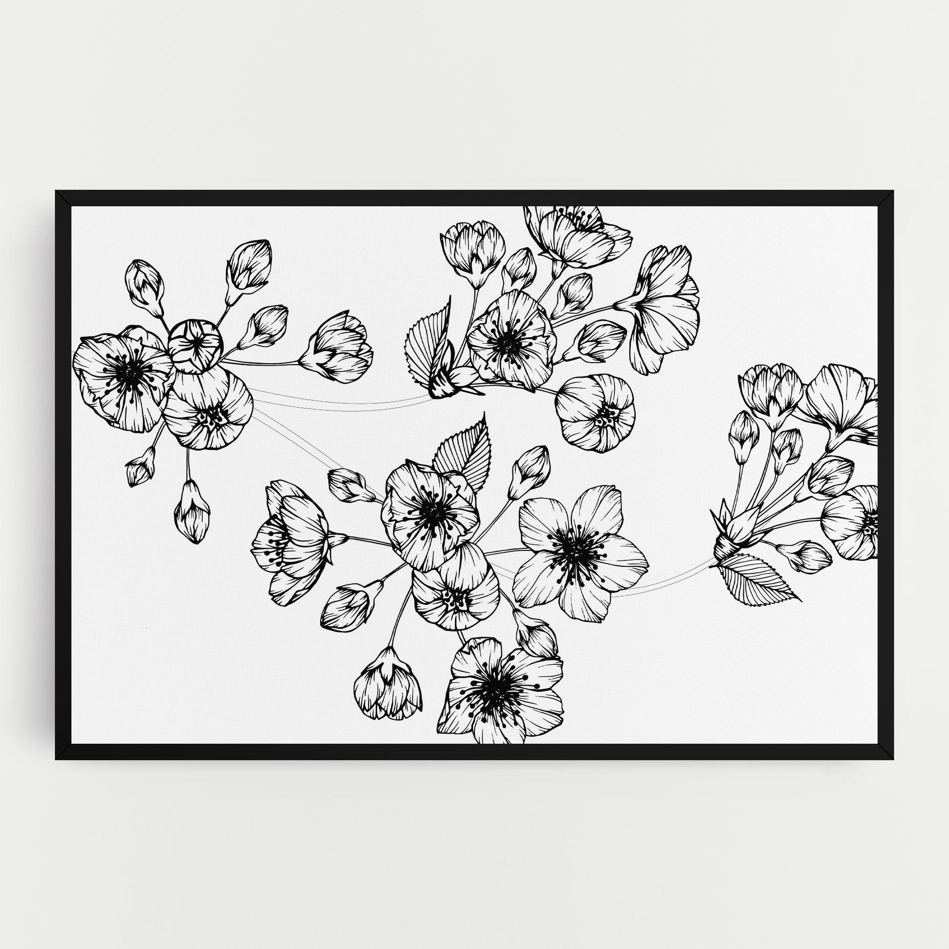 Vászonkép Sakura Line mockup 0