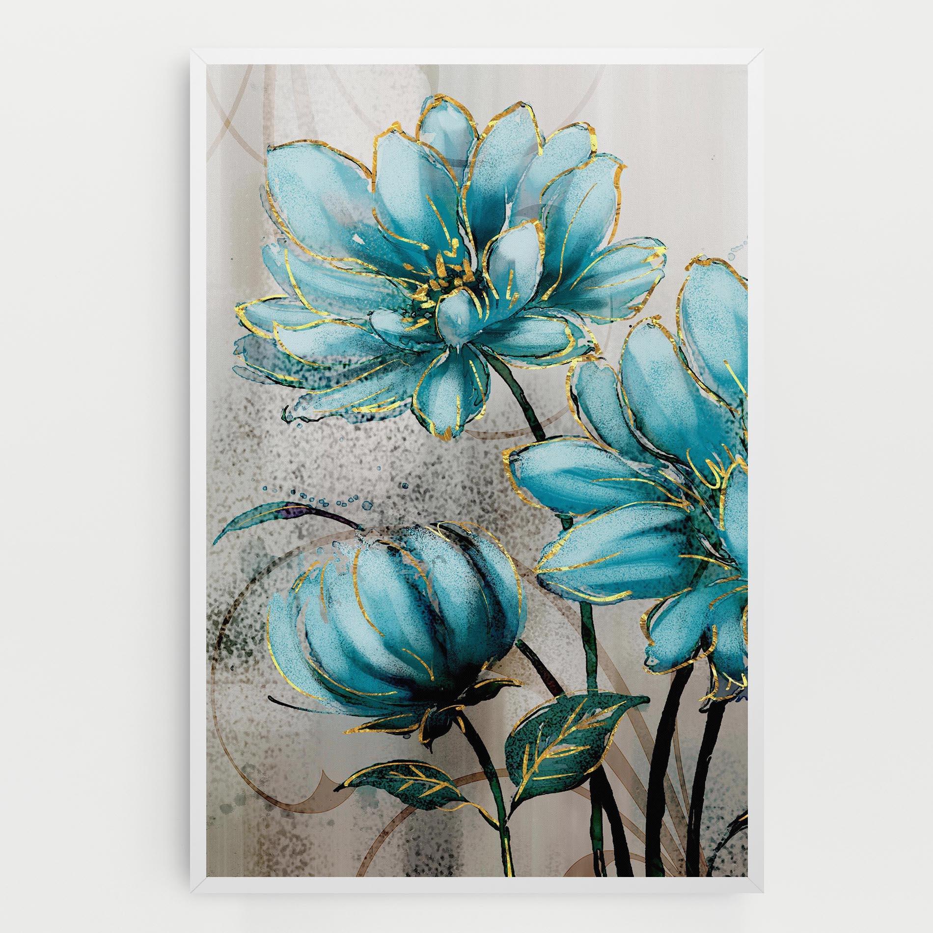 Vászonkép Bujori Albastri mockup 0