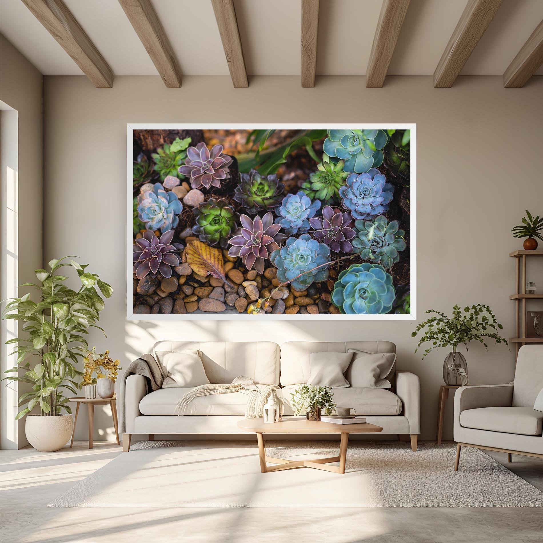 Vászonkép Colorful Flowers mockup 6