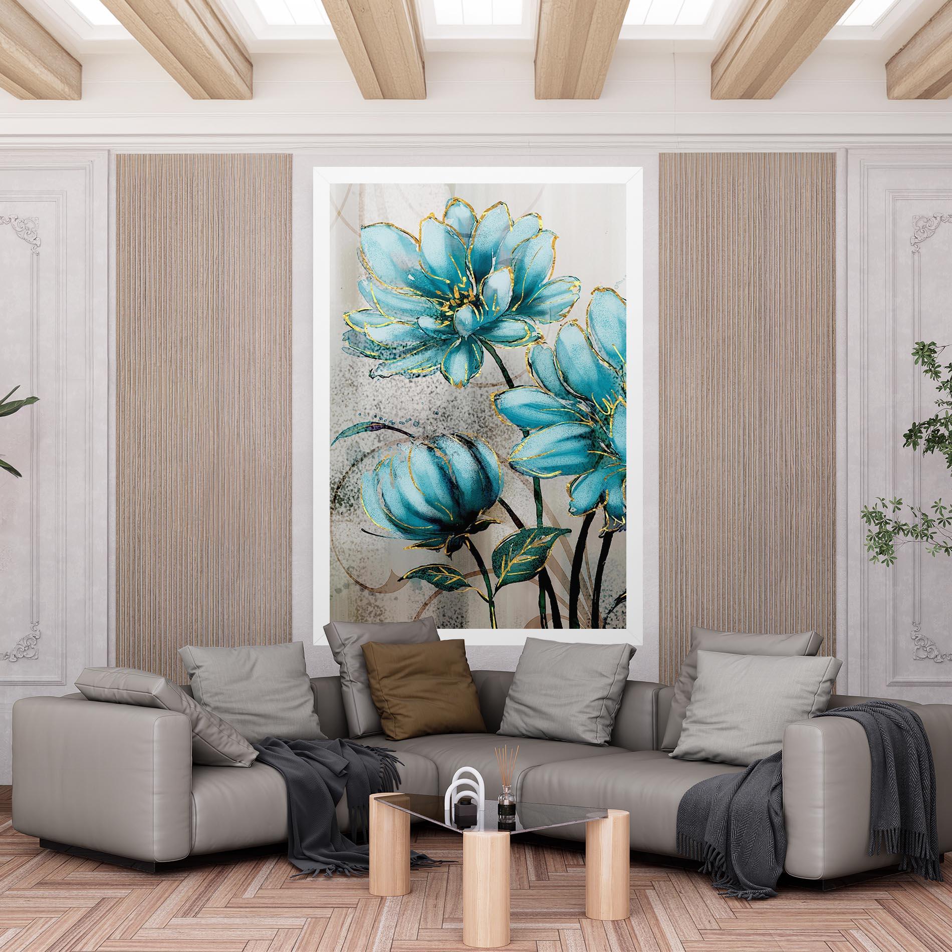 Vászonkép Bujori Albastri mockup 6