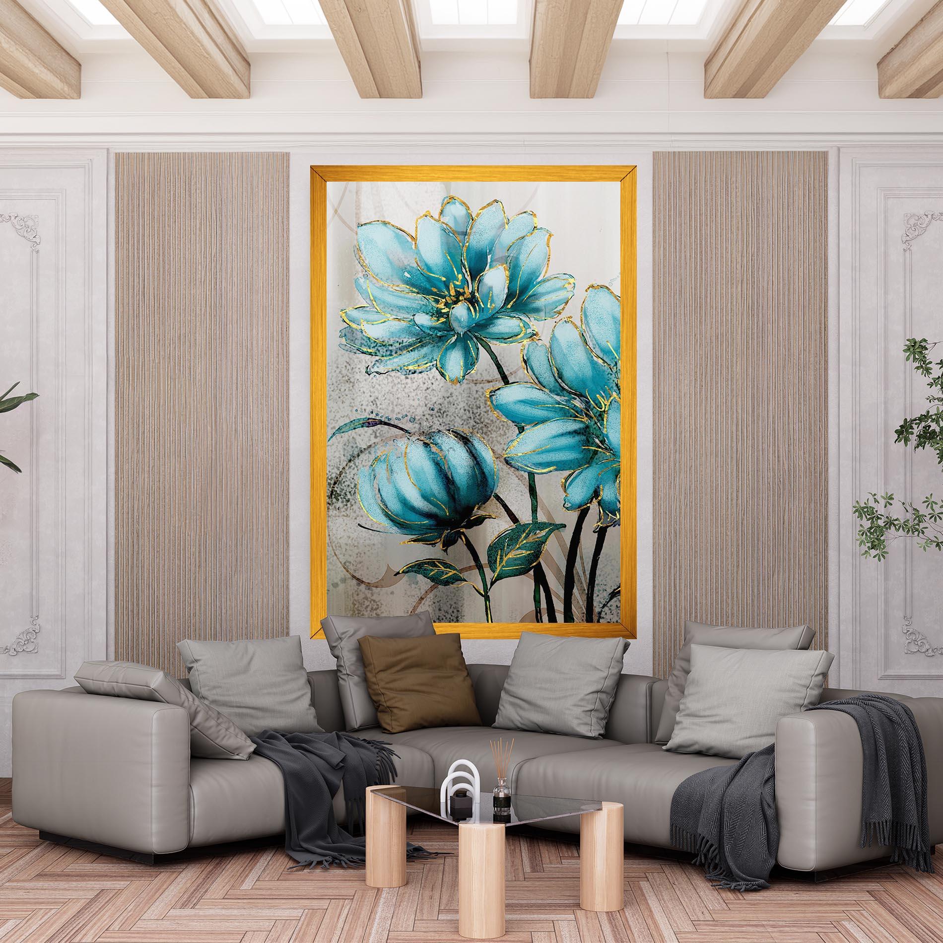 Vászonkép Bujori Albastri mockup 6