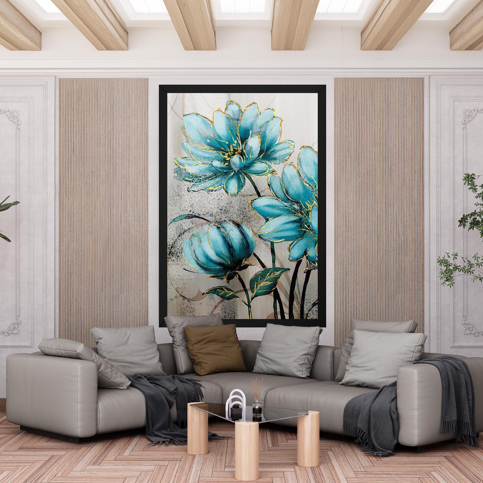 Vászonkép Bujori Albastri mockup 6