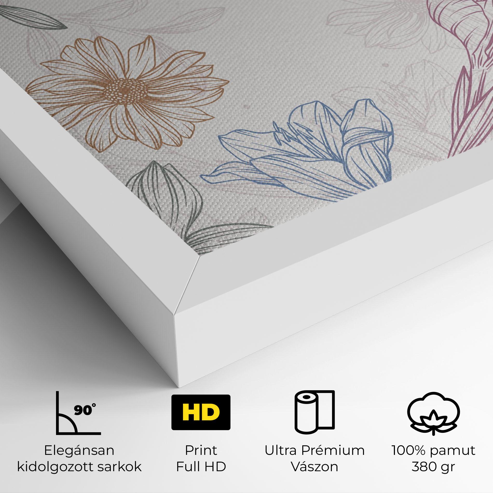 Vászonkép Color Line Mix mockup 4