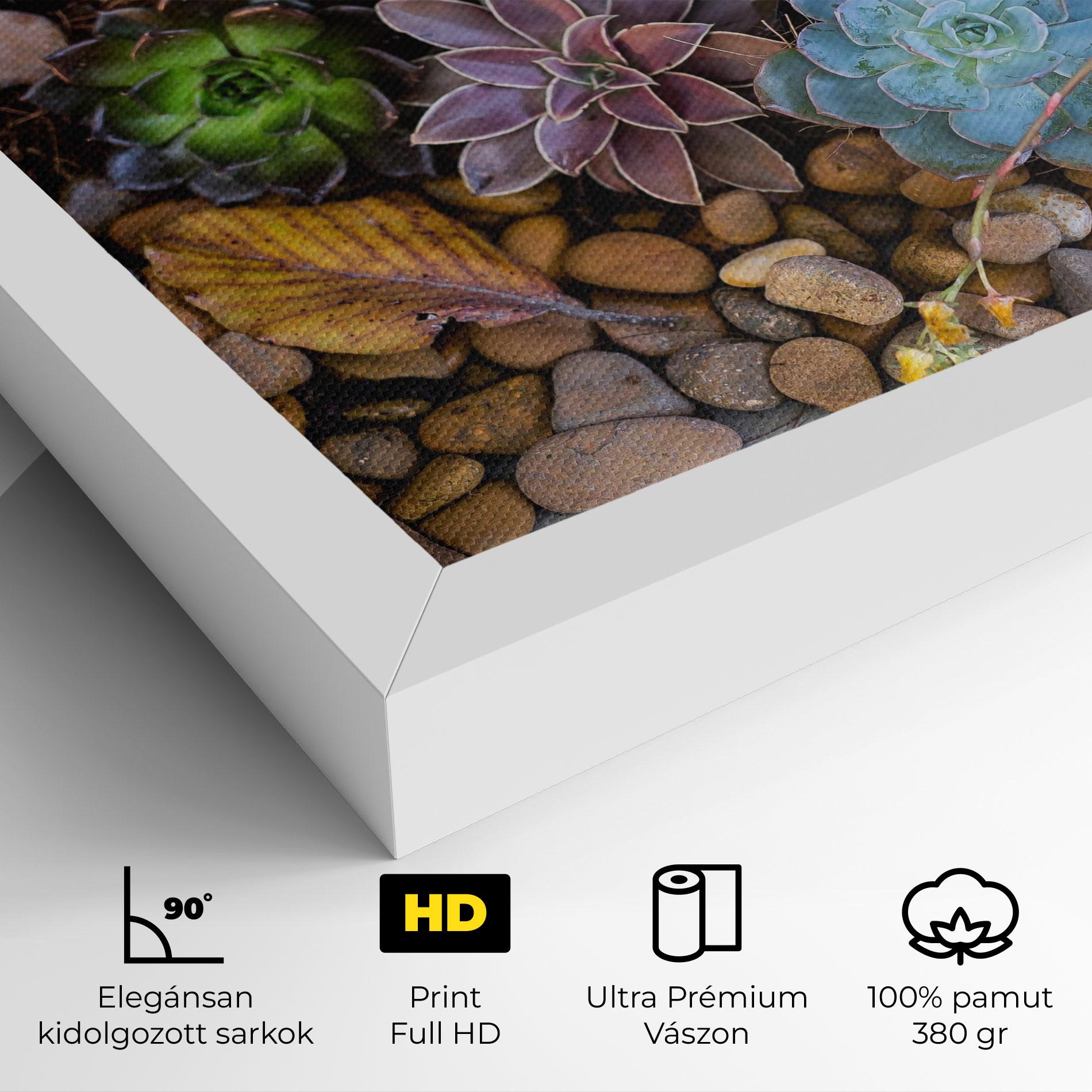 Vászonkép Colorful Flowers mockup 4