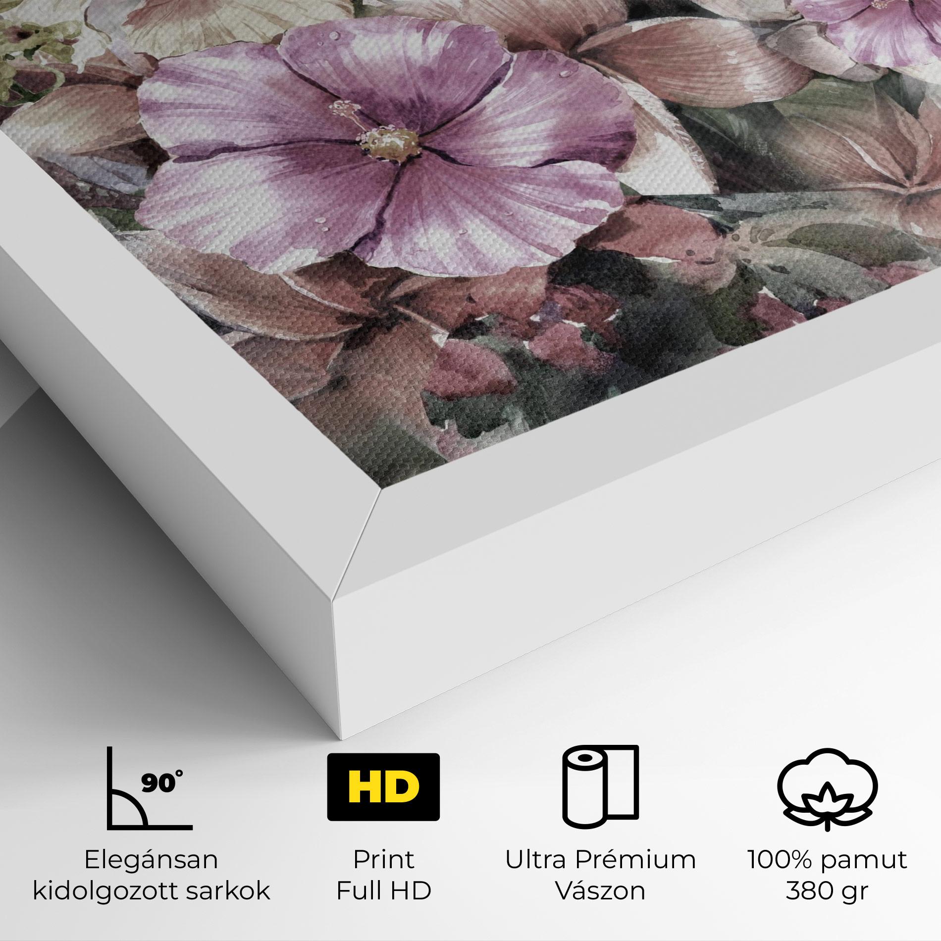 Vászonkép Contrastul De Flori mockup 4