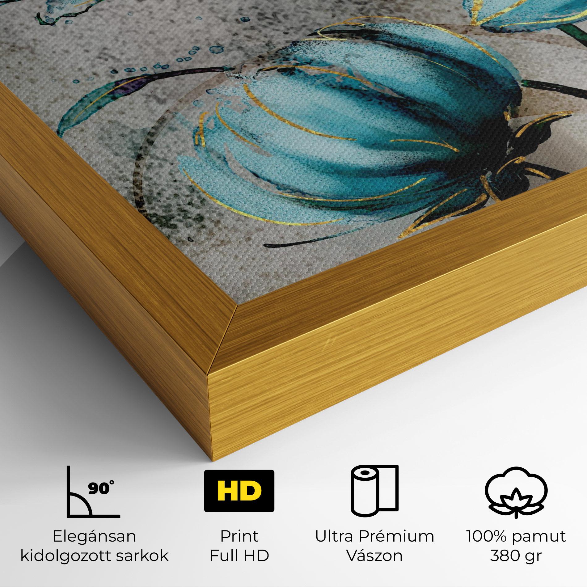 Vászonkép Bujori Albastri mockup 4