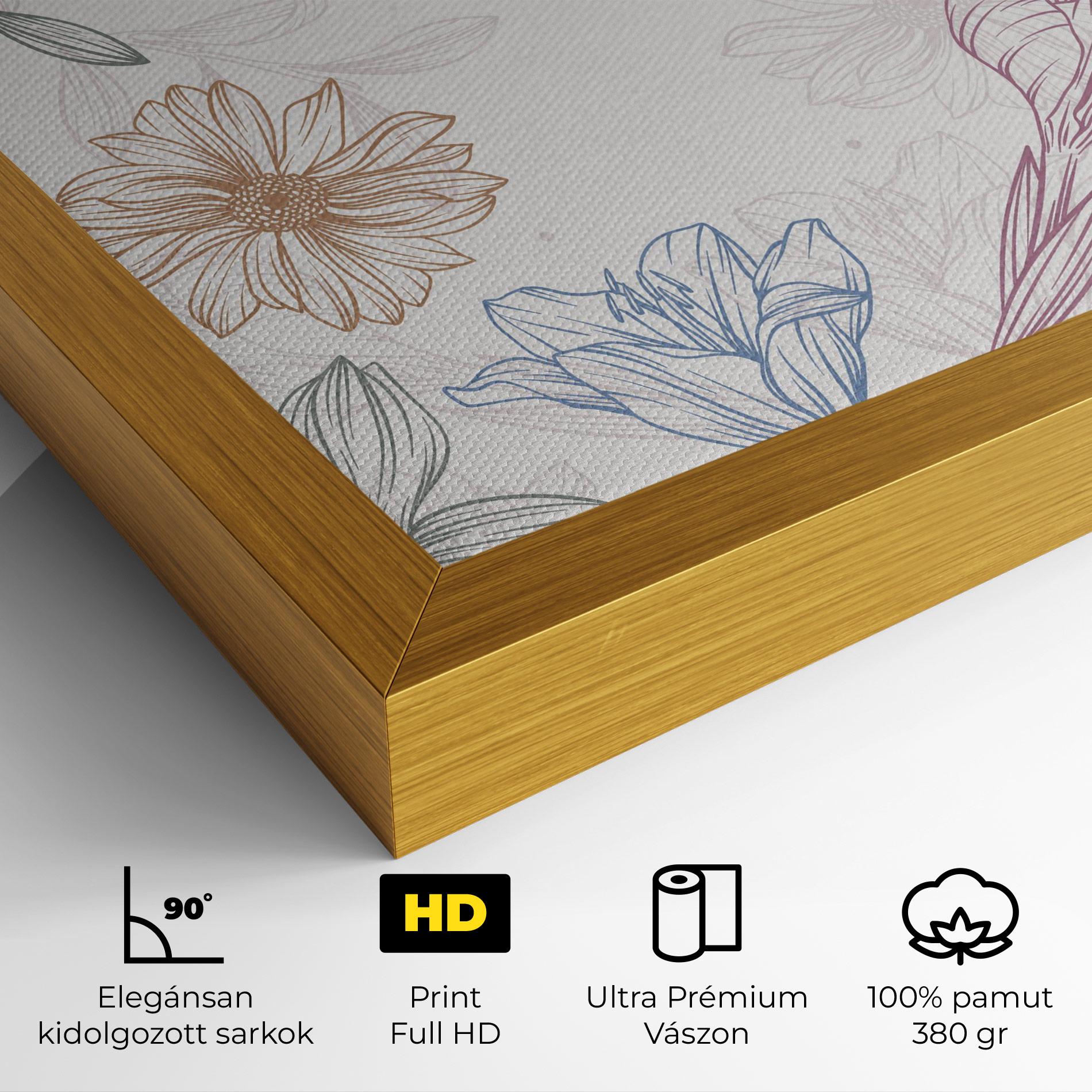 Vászonkép Color Line Mix mockup 4