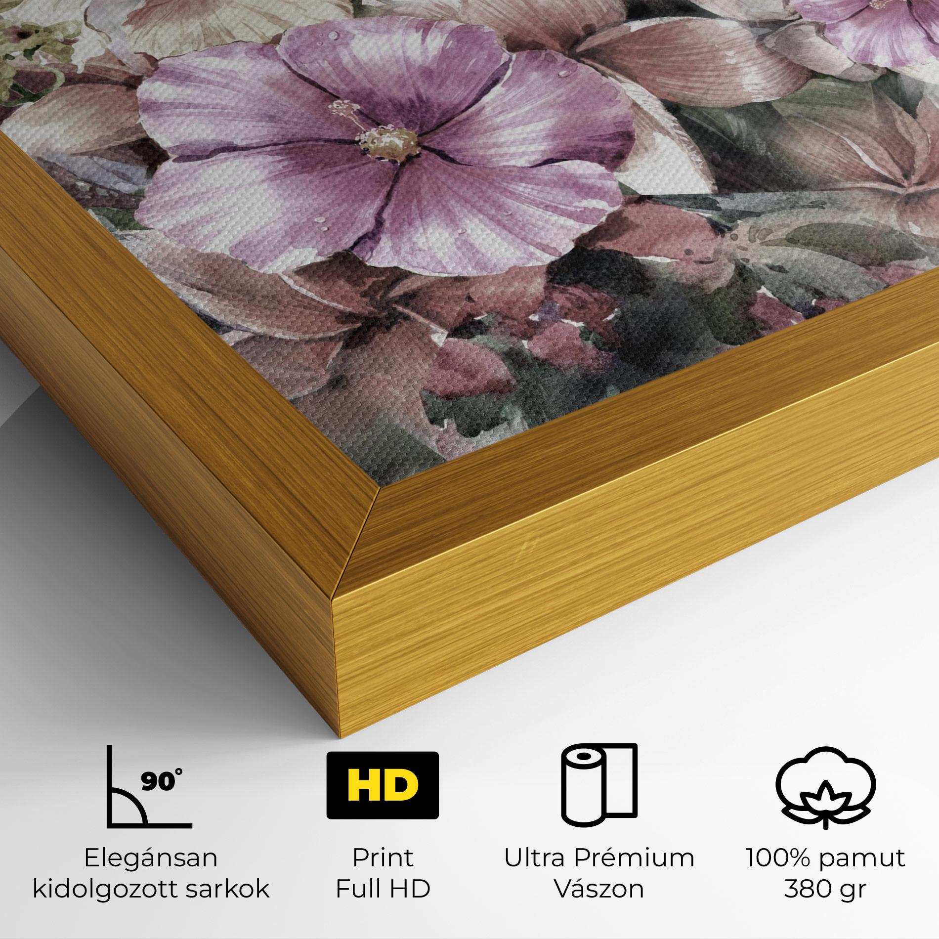 Vászonkép Contrastul De Flori mockup 4