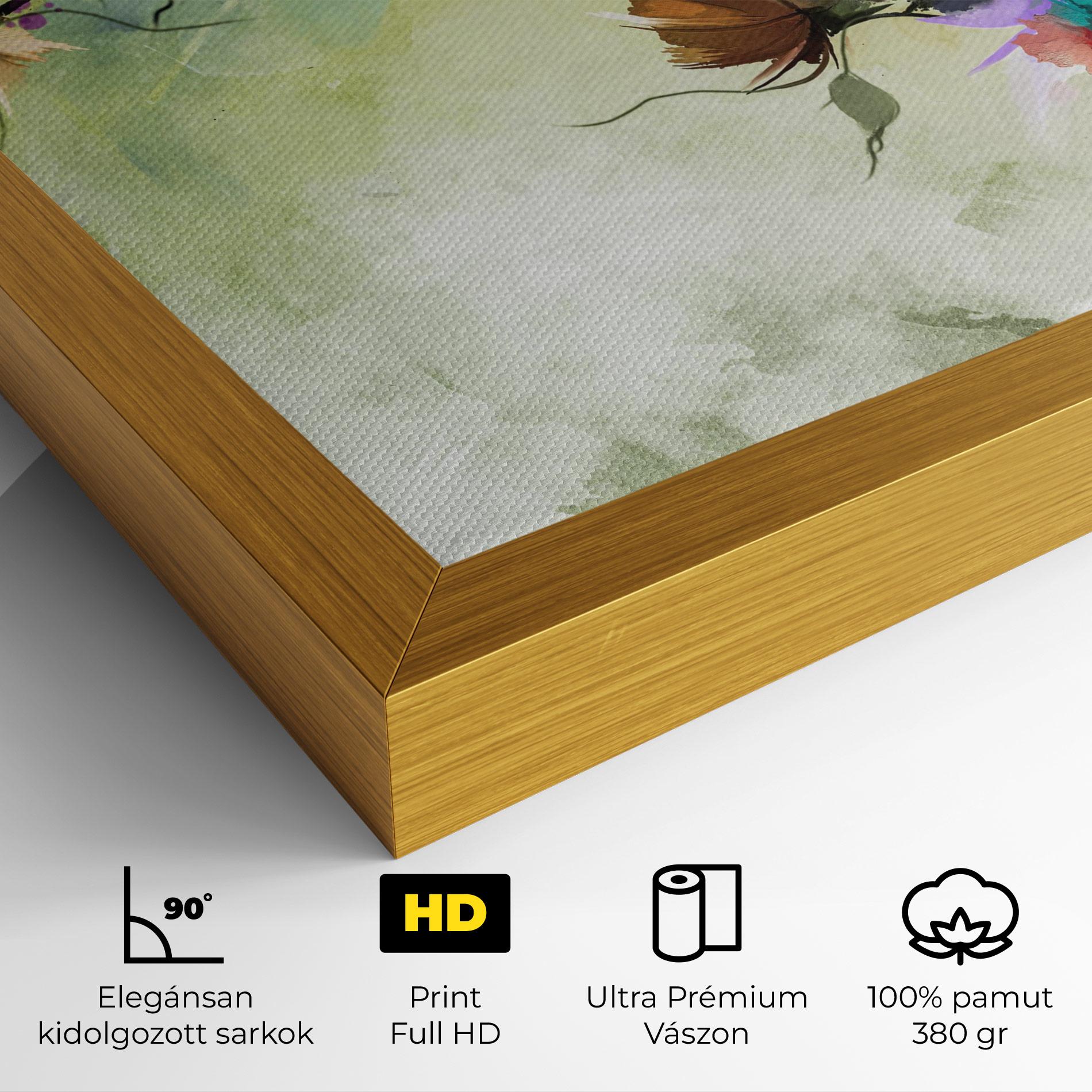 Vászonkép Ramura Cu Flori mockup 4