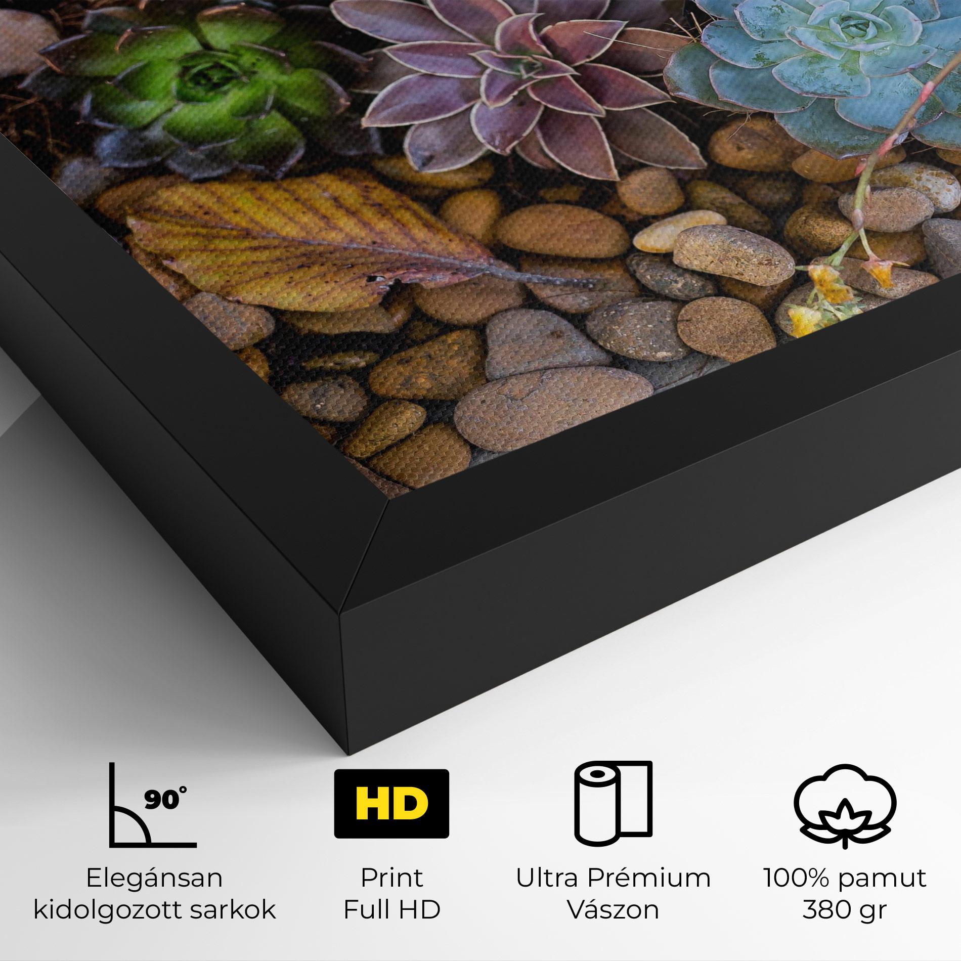 Vászonkép Colorful Flowers mockup 4