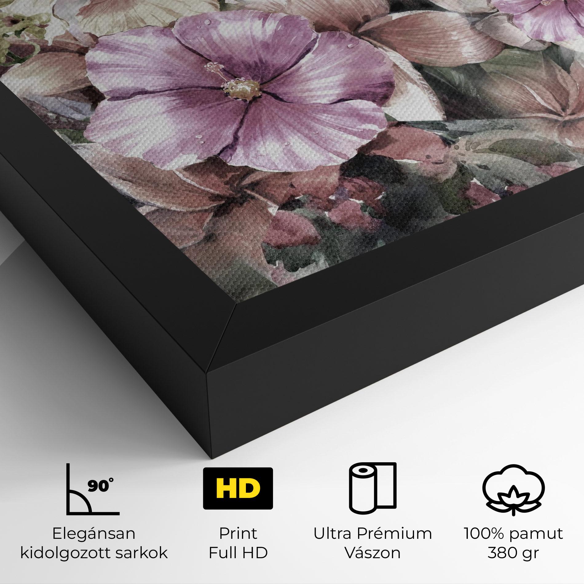 Vászonkép Contrastul De Flori mockup 4