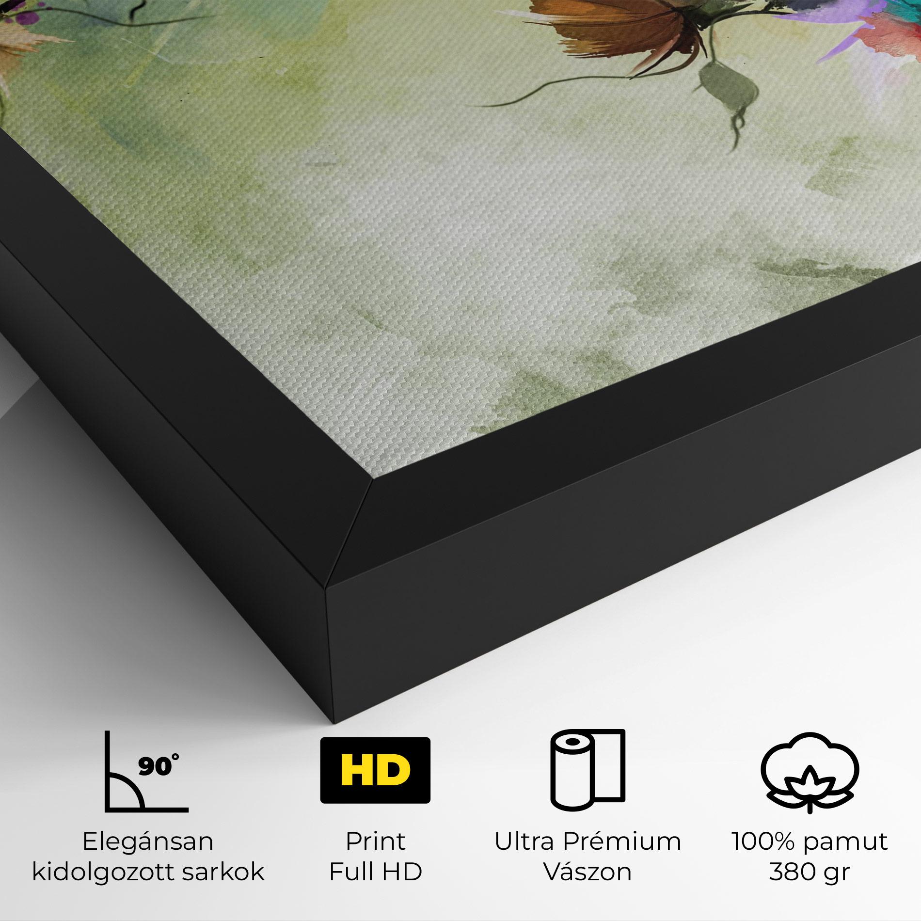 Vászonkép Ramura Cu Flori mockup 4