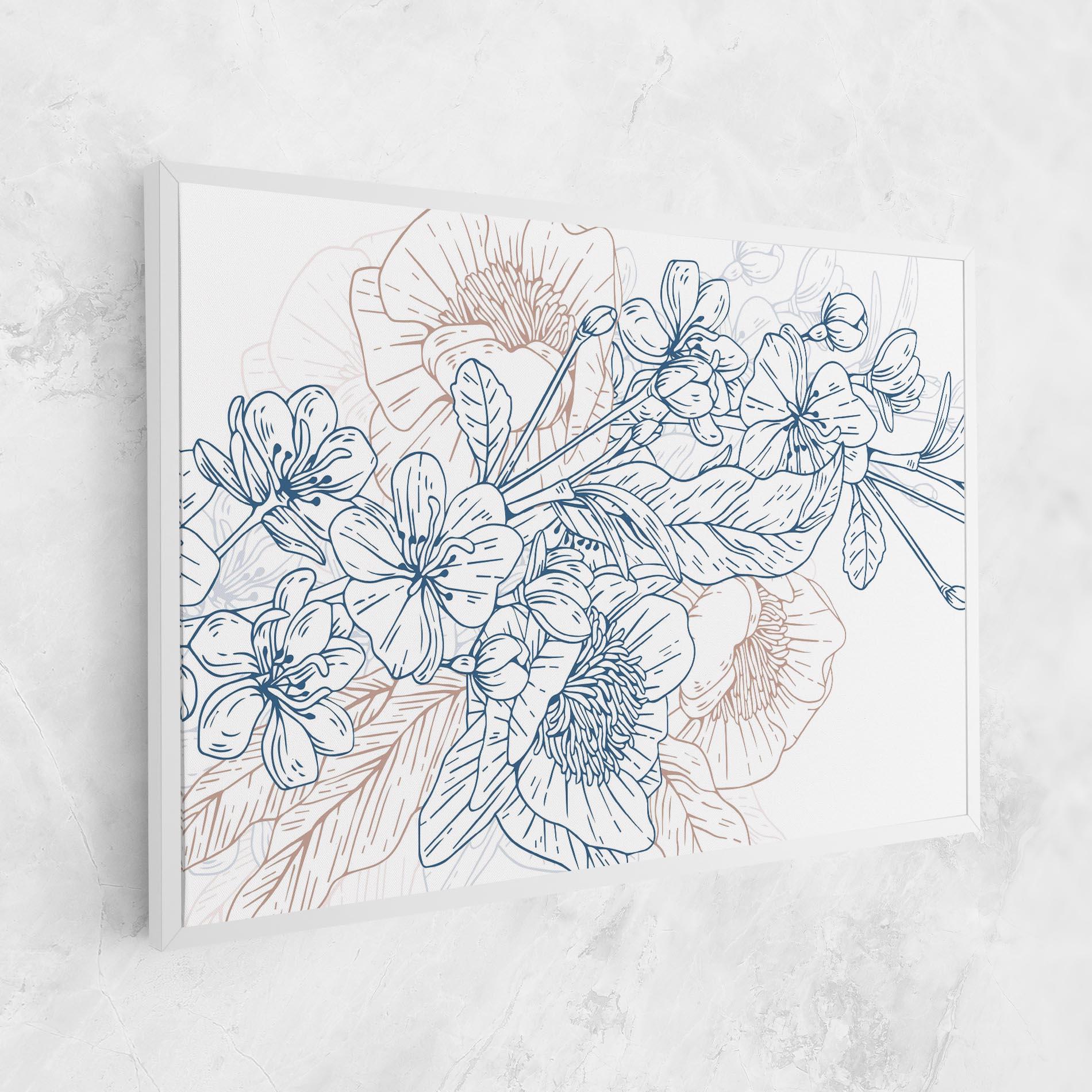 Vászonkép Blue Cream Line mockup 1