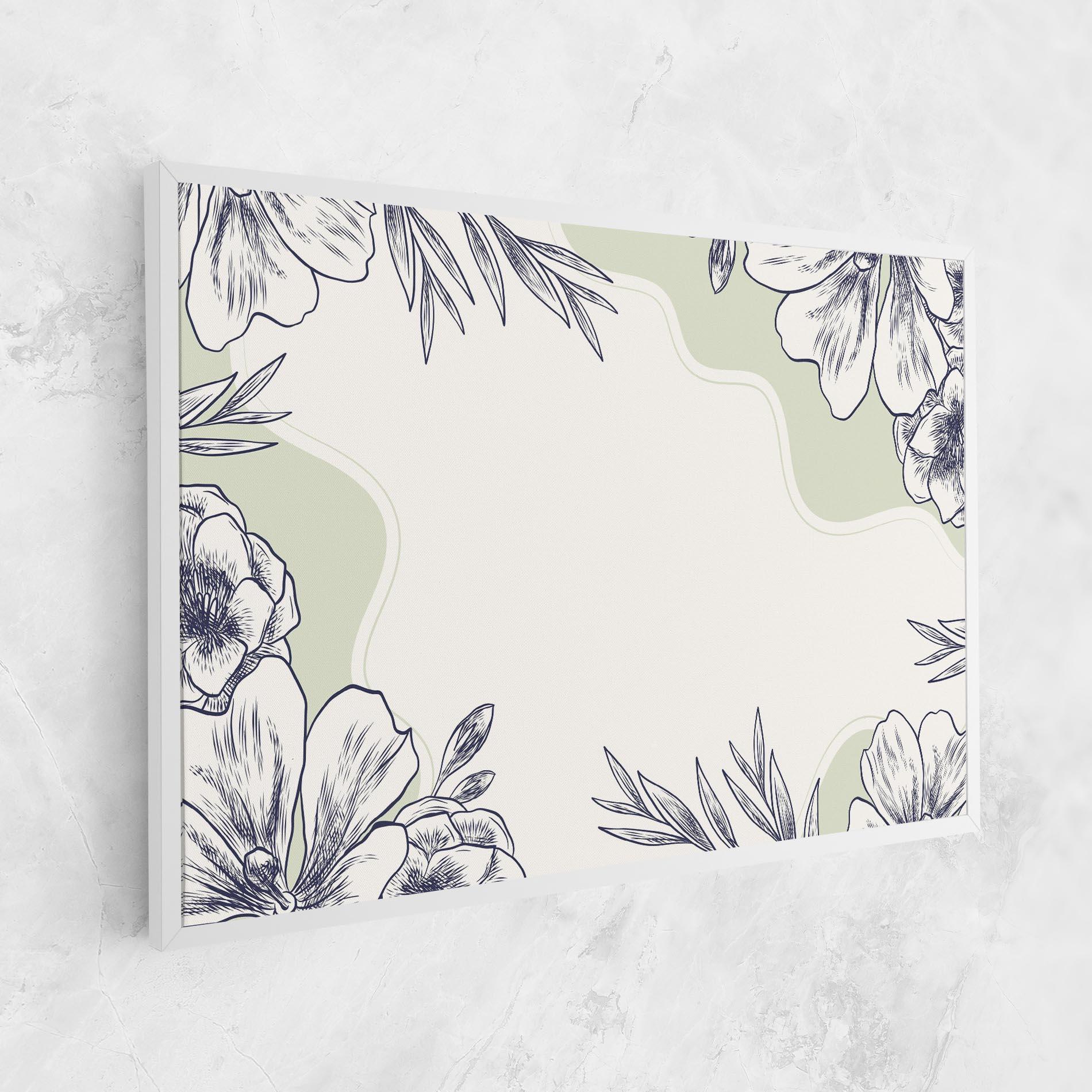 Vászonkép Blue Line Green mockup 1