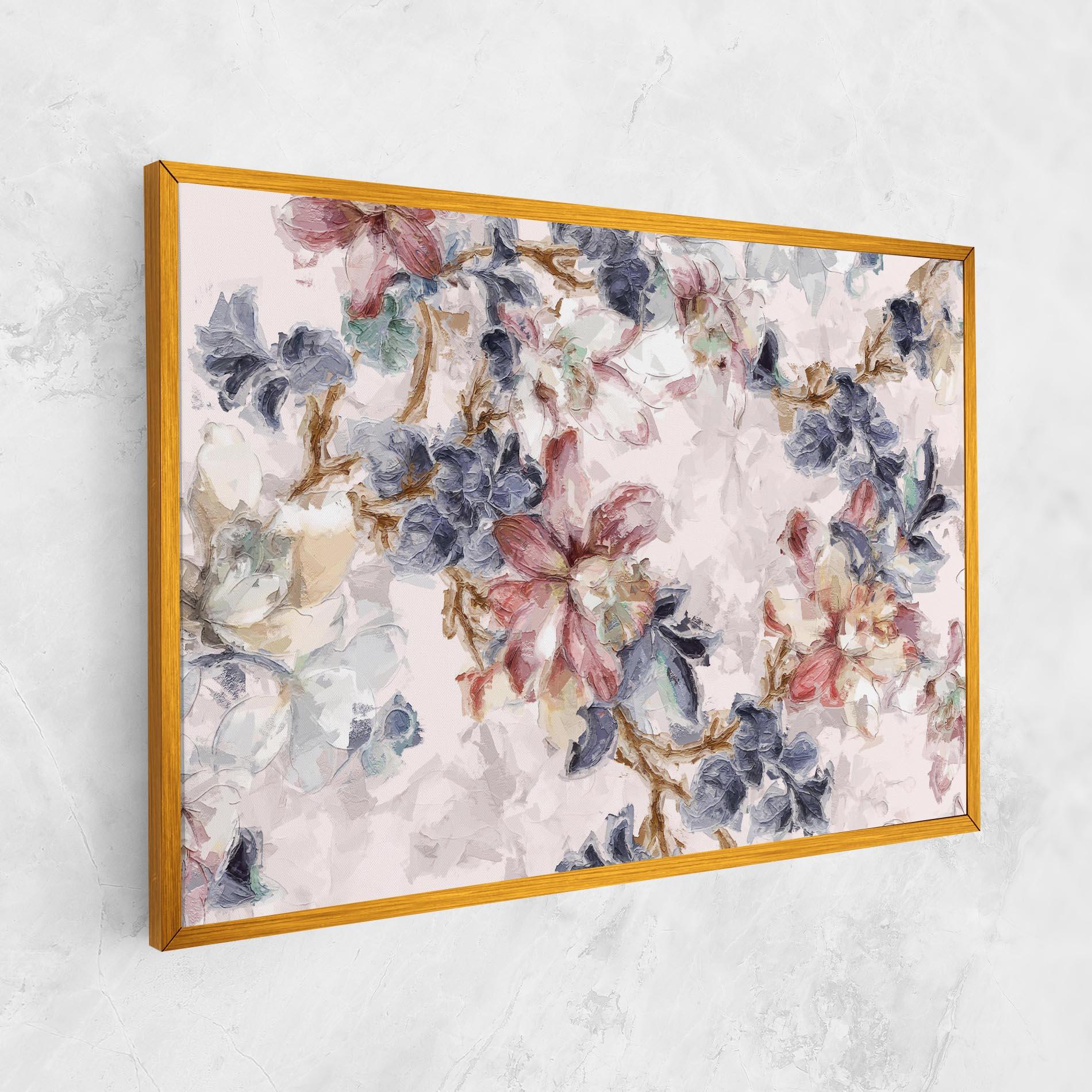 Vászonkép Painted Flowers mockup 1