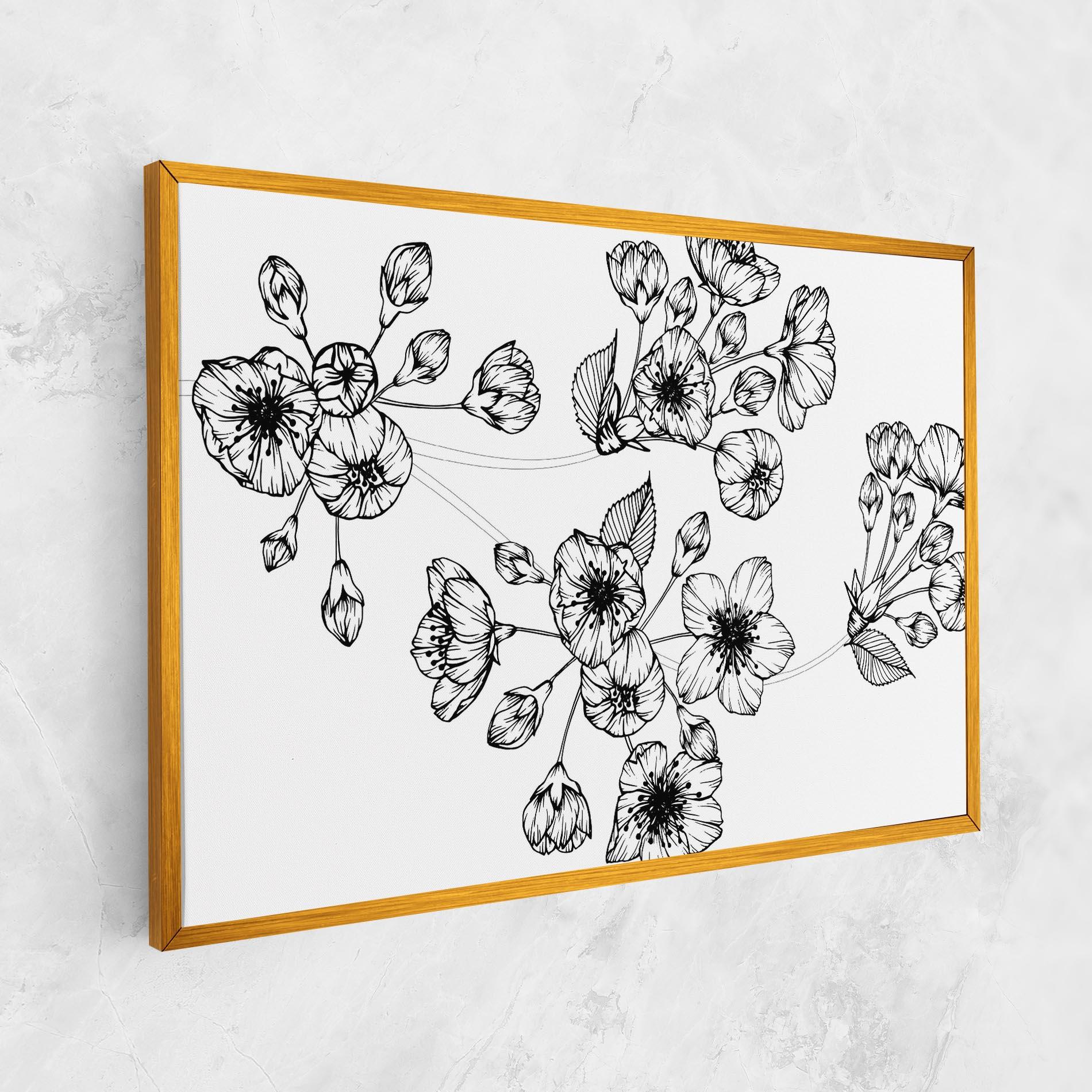 Vászonkép Sakura Line mockup 1