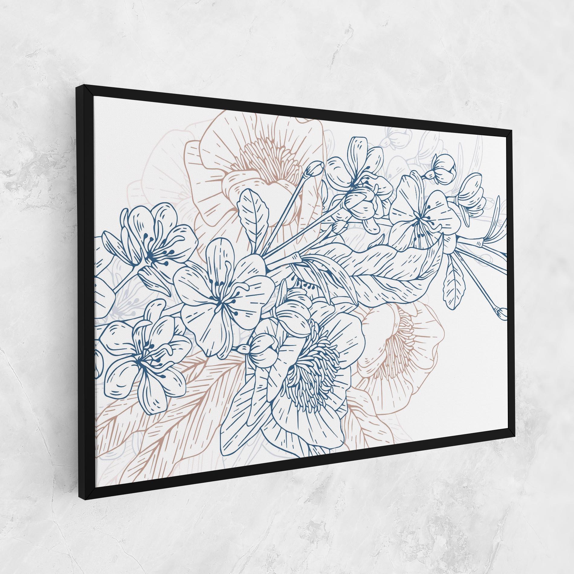 Vászonkép Blue Cream Line mockup 1