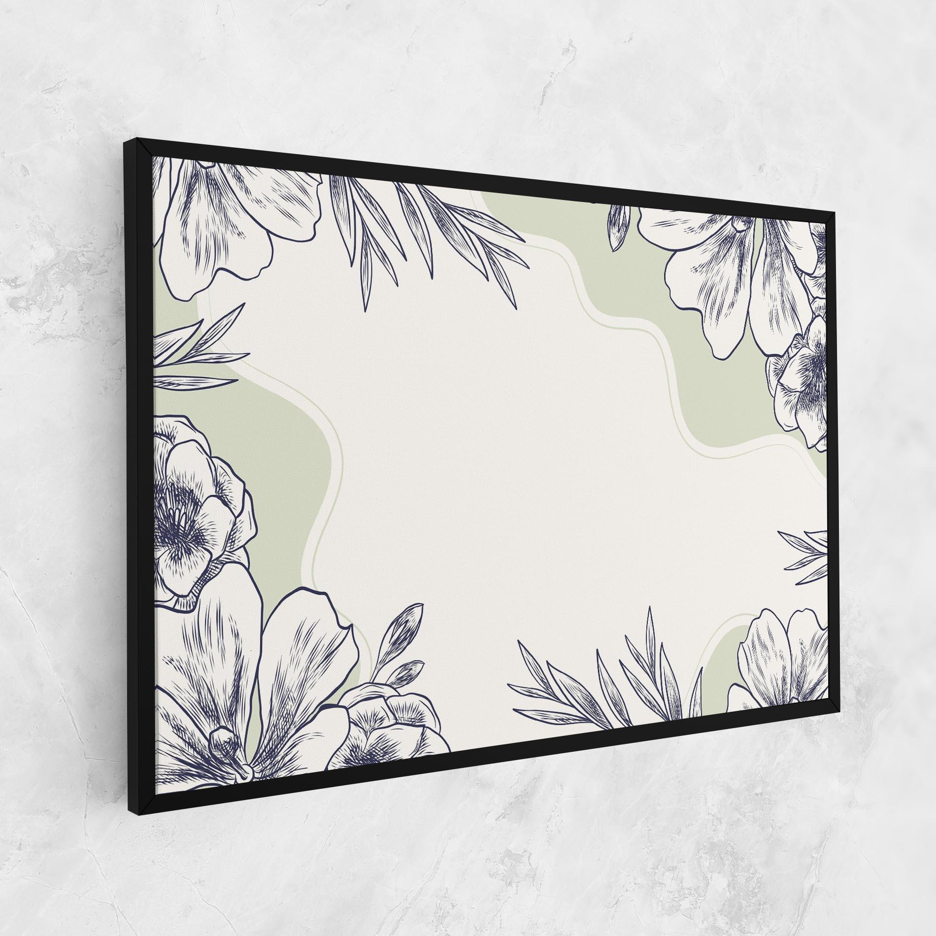 Vászonkép Blue Line Green mockup 1