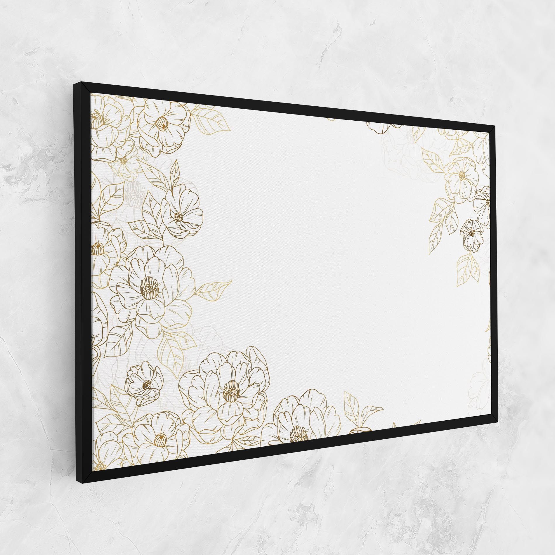 Flower Gold Line mockup 1