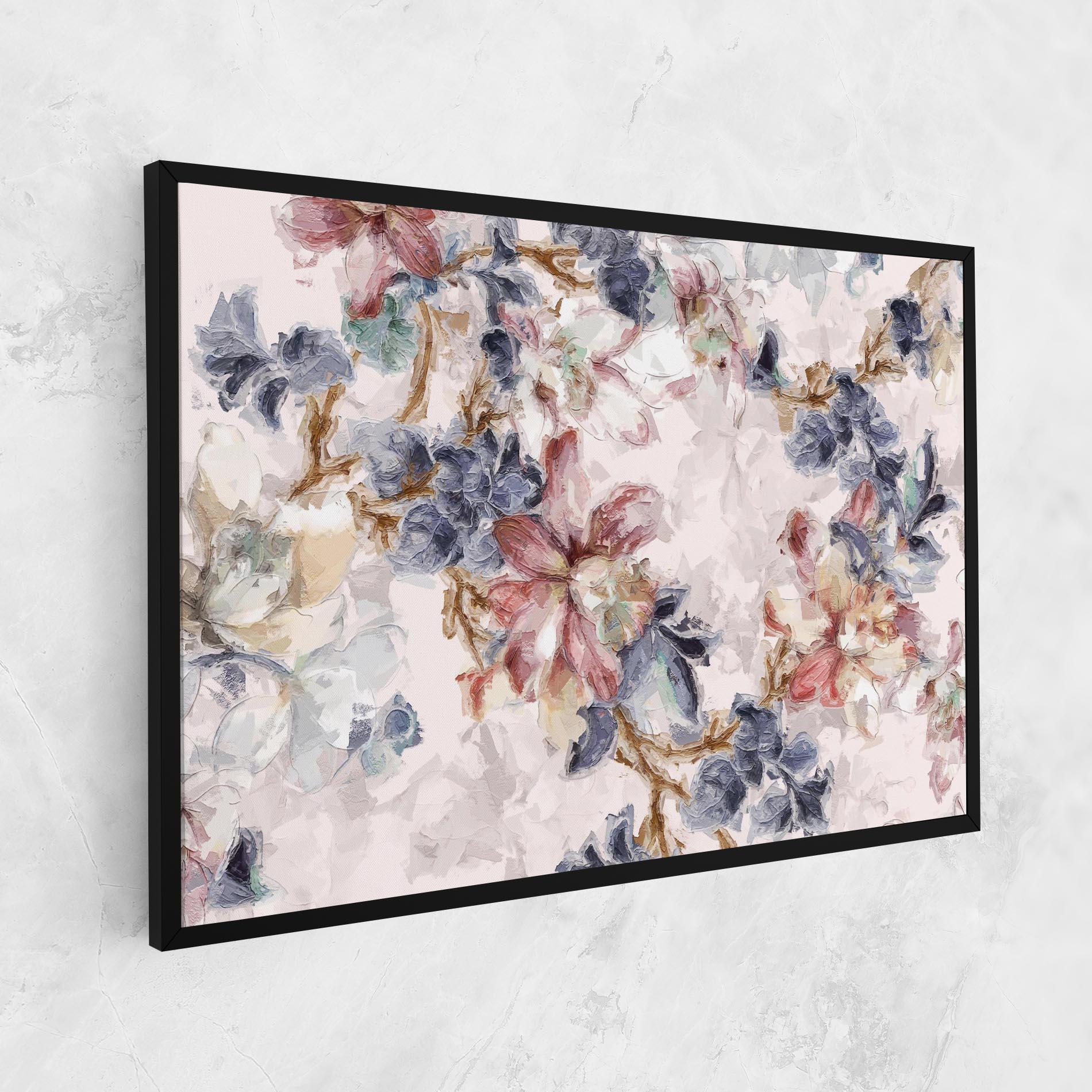 Vászonkép Painted Flowers mockup 1