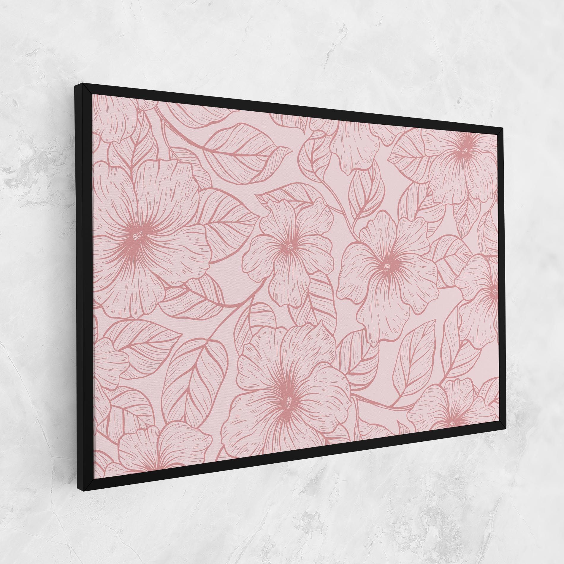 Pink Line Flower mockup 1