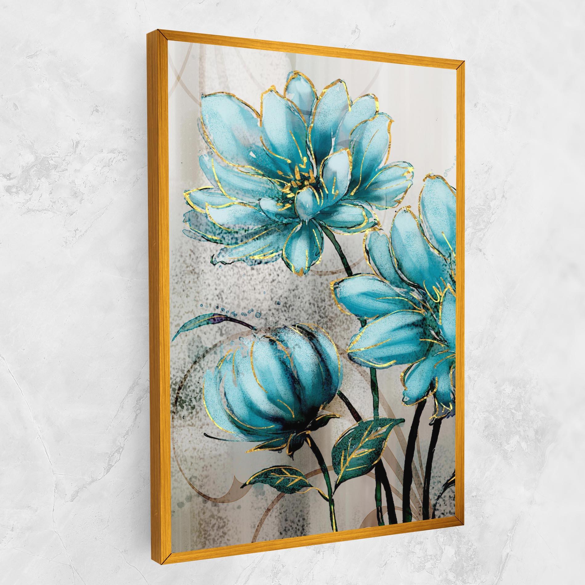 Vászonkép Bujori Albastri mockup 1