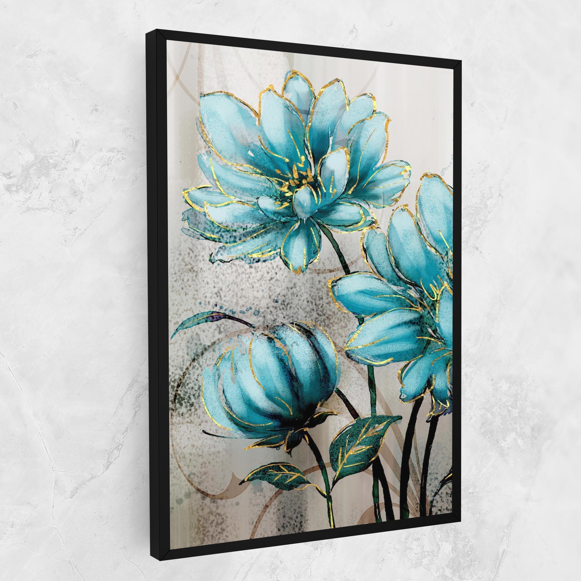 Vászonkép Bujori Albastri mockup 1