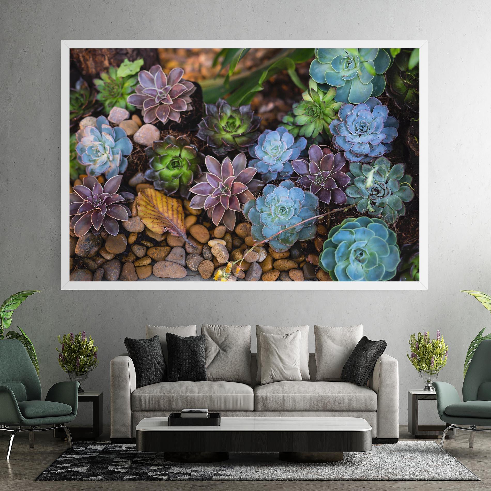 Vászonkép Colorful Flowers mockup 7