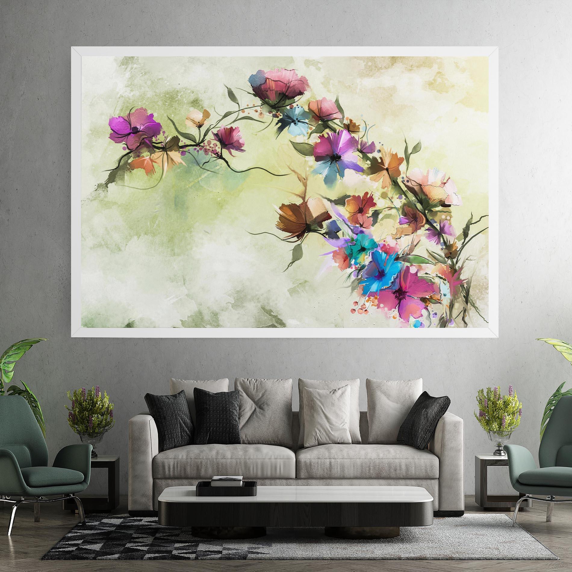 Vászonkép Ramura Cu Flori mockup 7