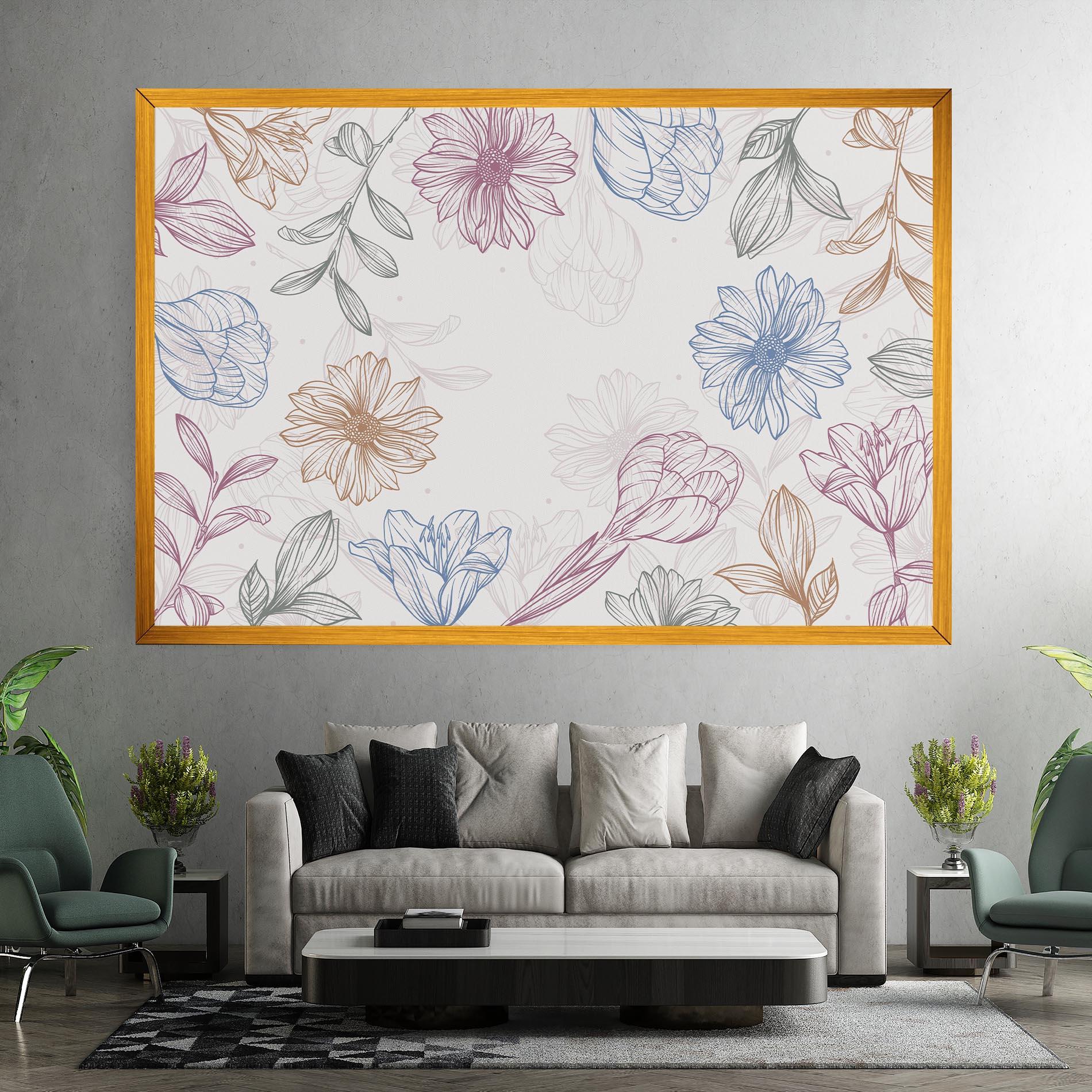 Vászonkép Color Line Mix mockup 7