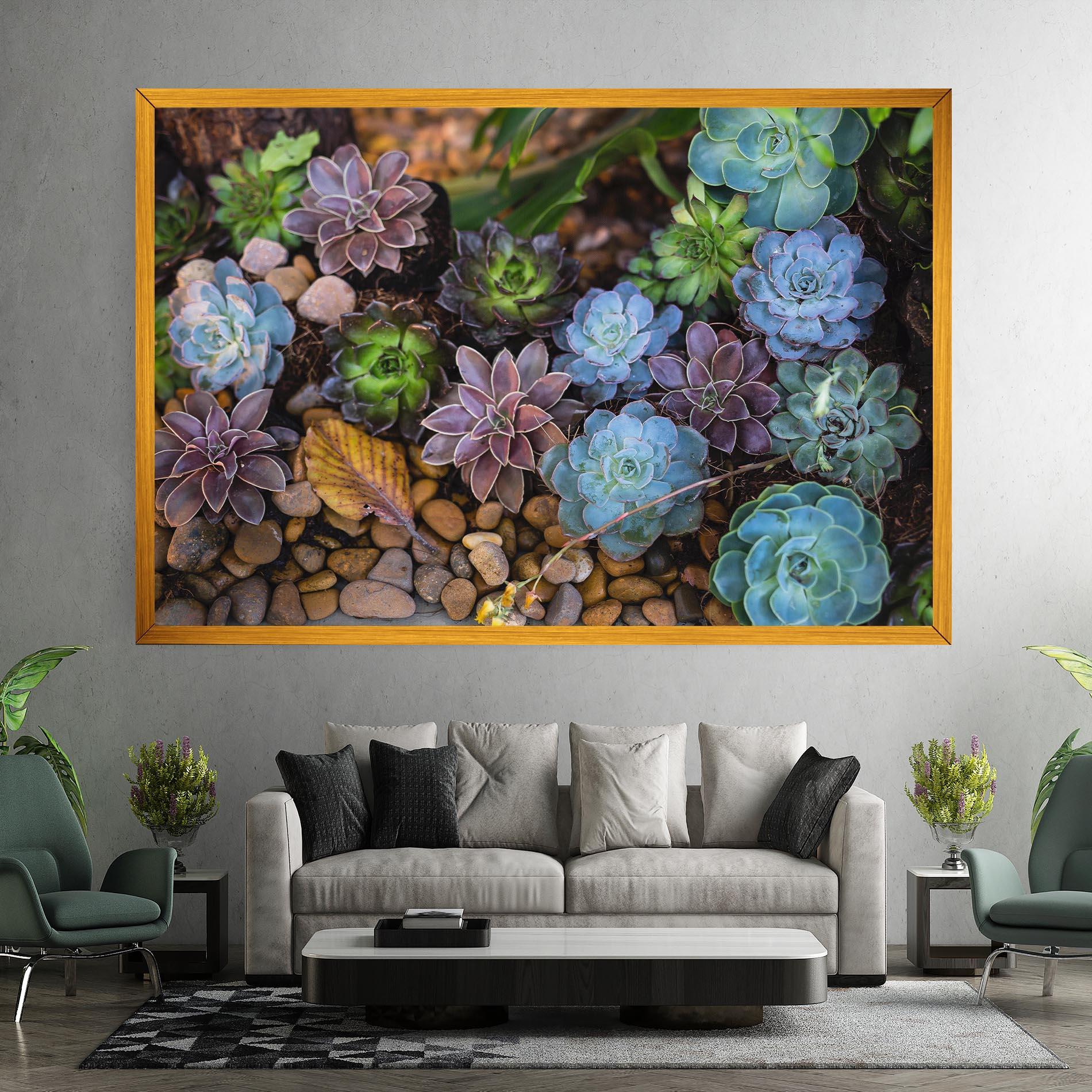 Vászonkép Colorful Flowers mockup 7