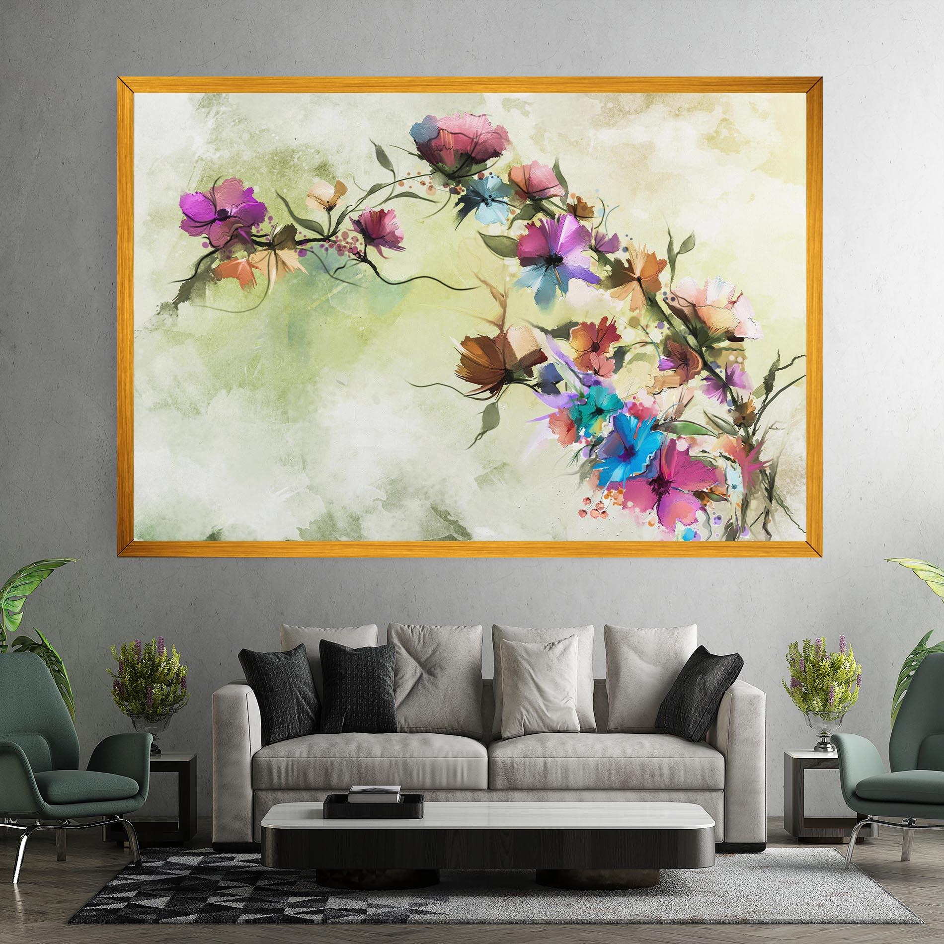 Vászonkép Ramura Cu Flori mockup 7