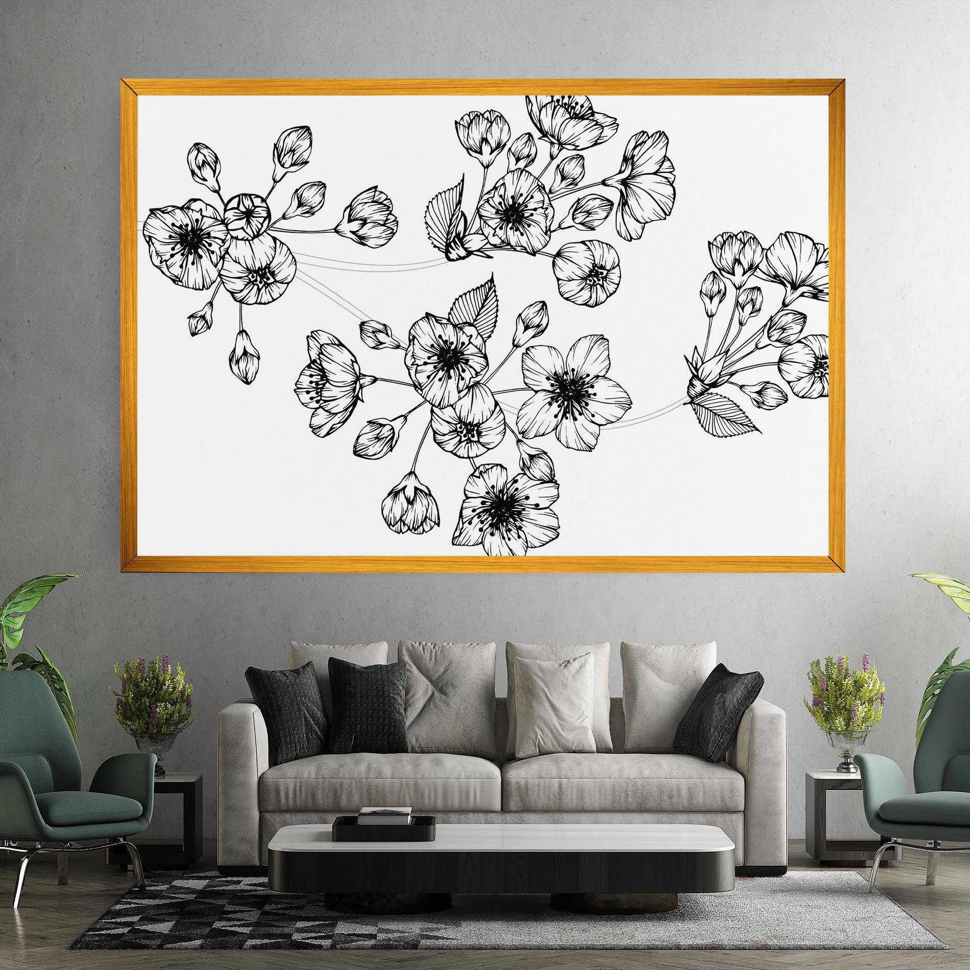 Vászonkép Sakura Line mockup 7