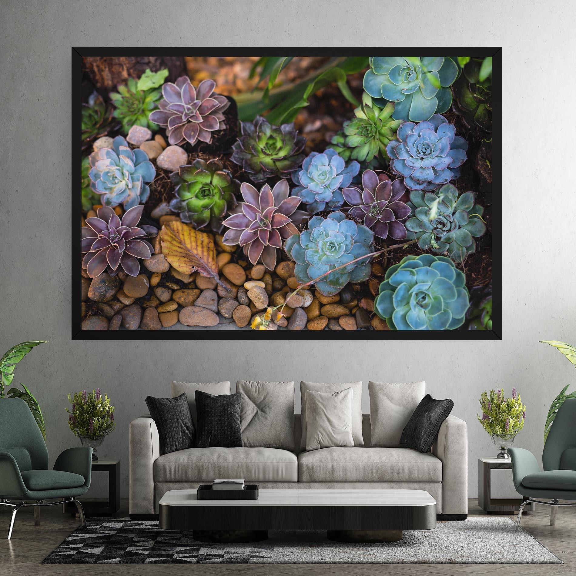 Vászonkép Colorful Flowers mockup 7