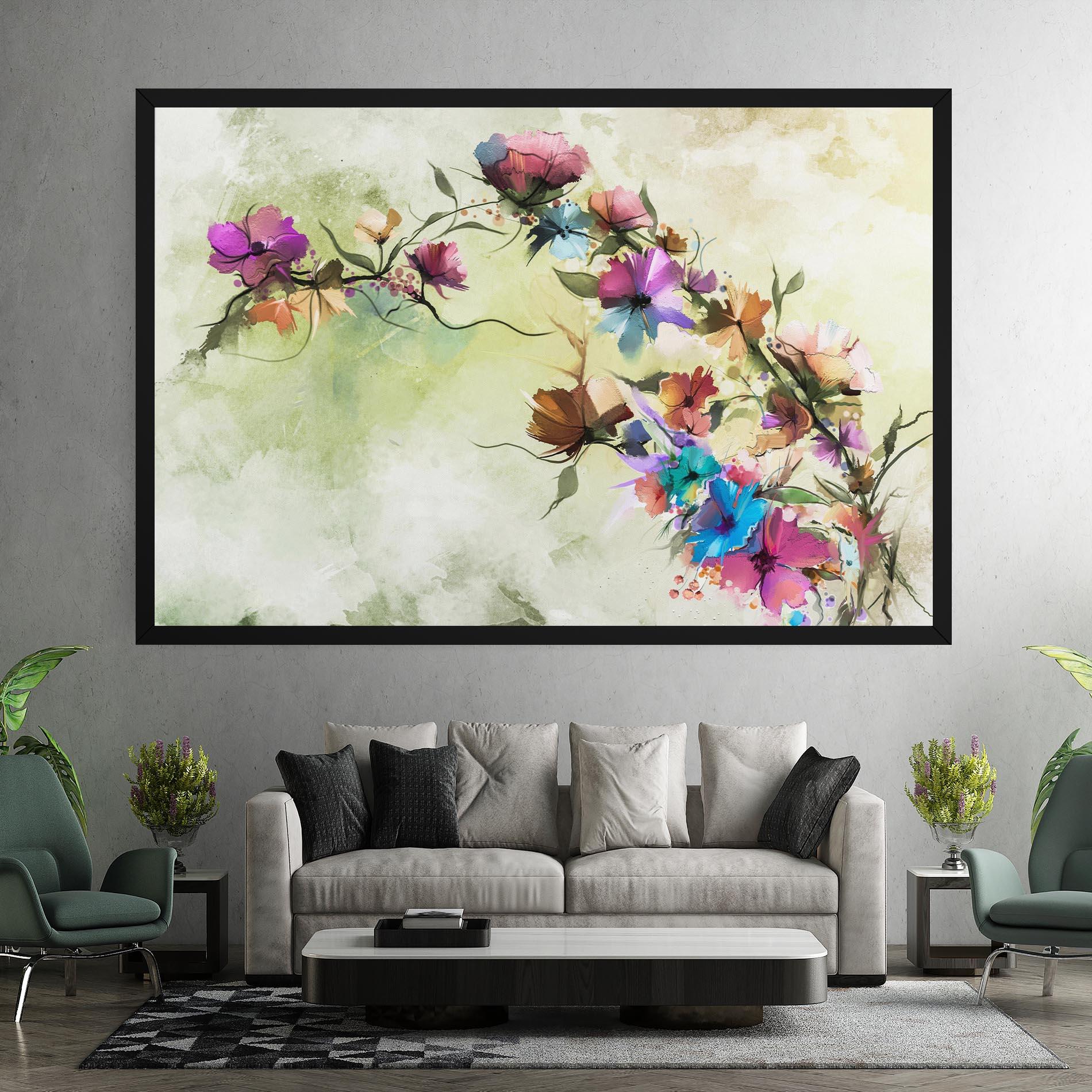 Vászonkép Ramura Cu Flori mockup 7