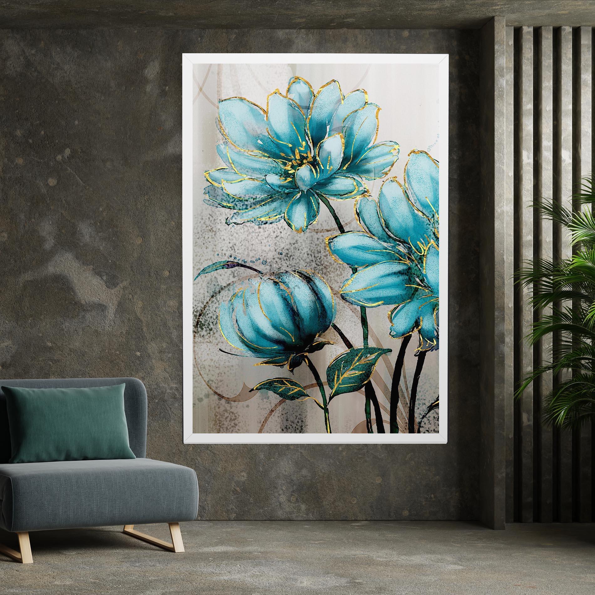 Vászonkép Bujori Albastri mockup 7