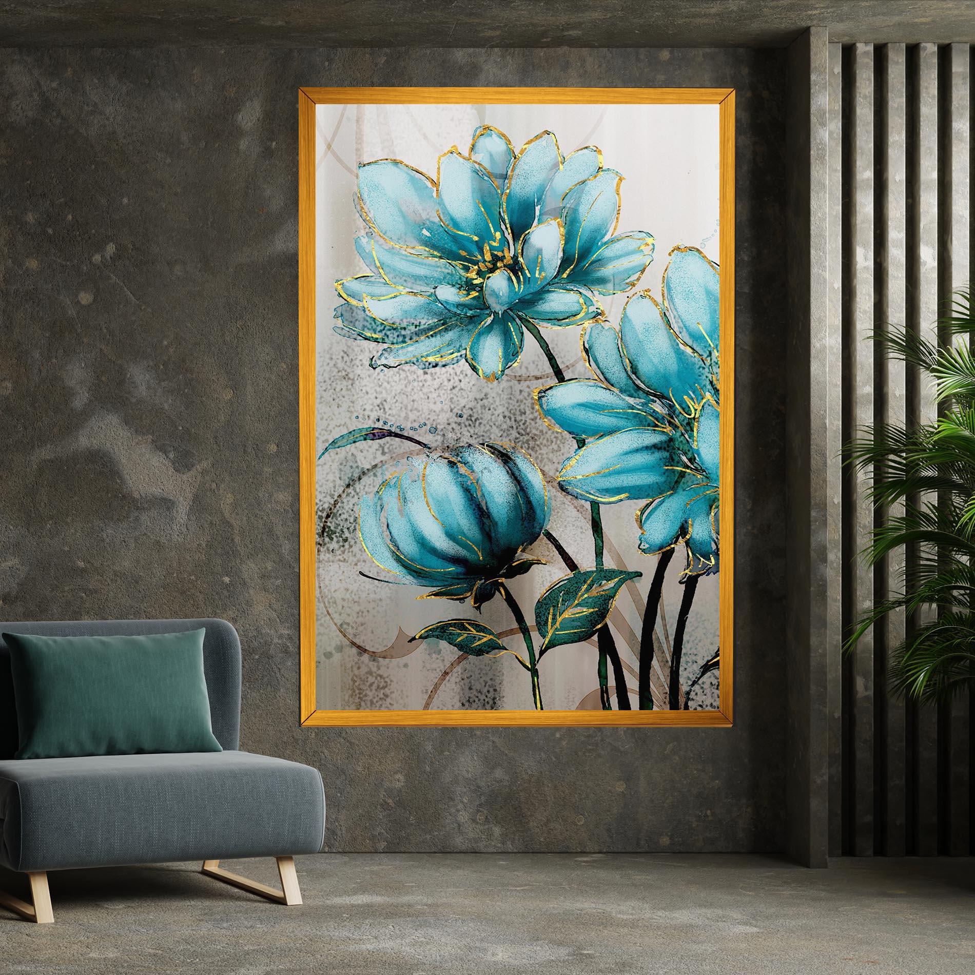 Vászonkép Bujori Albastri mockup 7