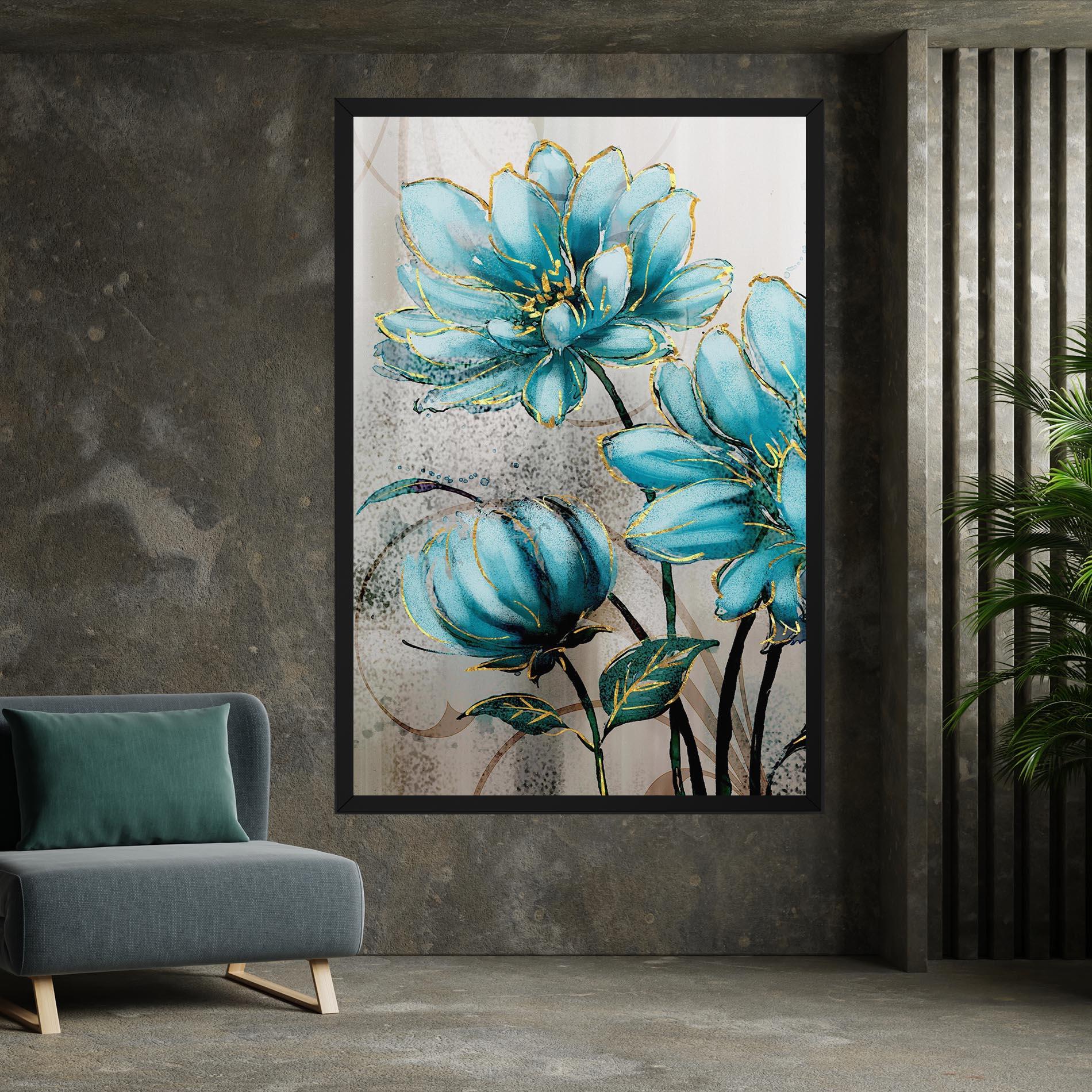 Vászonkép Bujori Albastri mockup 7