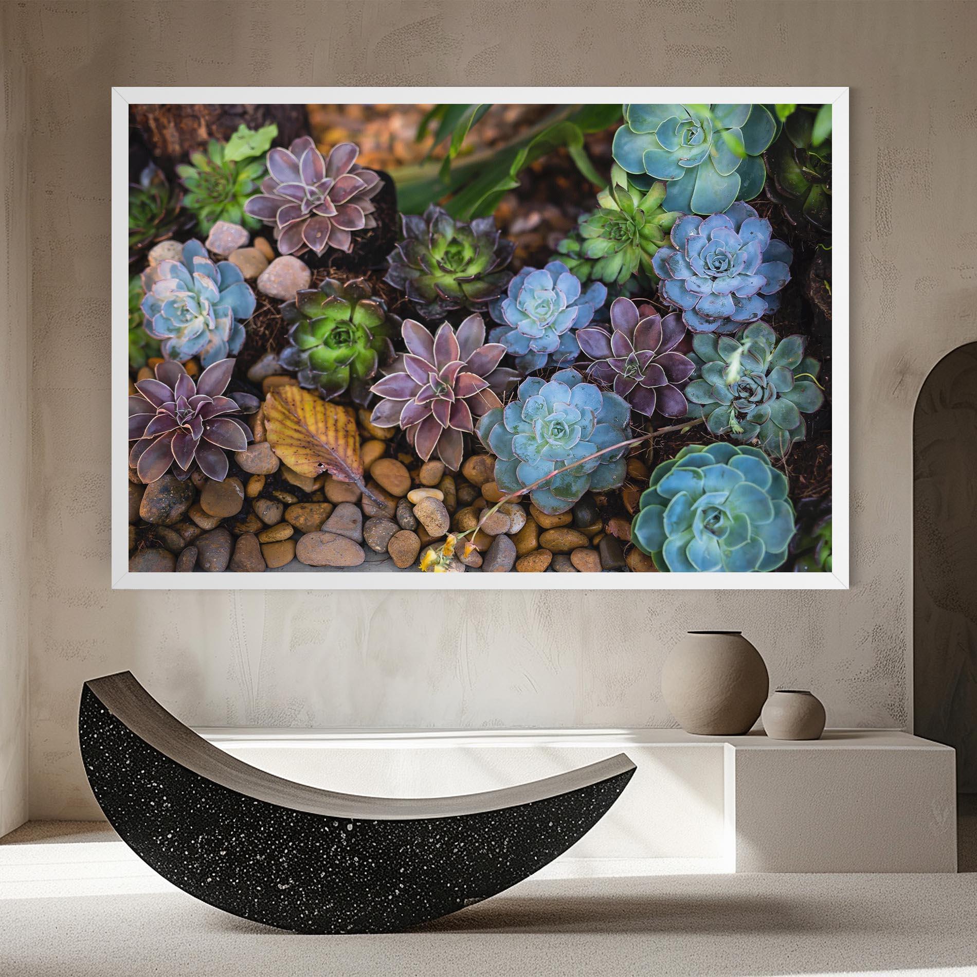 Vászonkép Colorful Flowers mockup 8