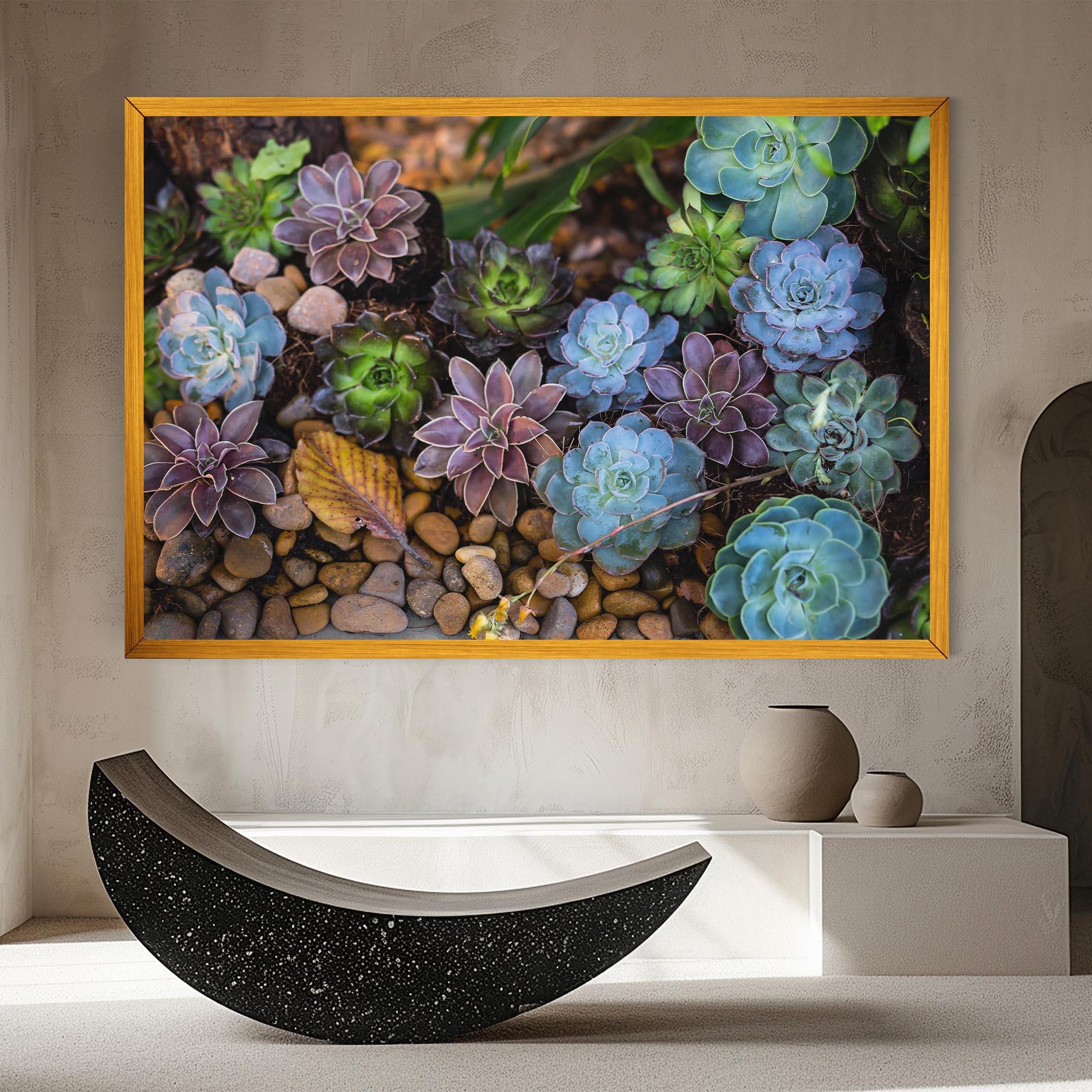 Vászonkép Colorful Flowers mockup 8