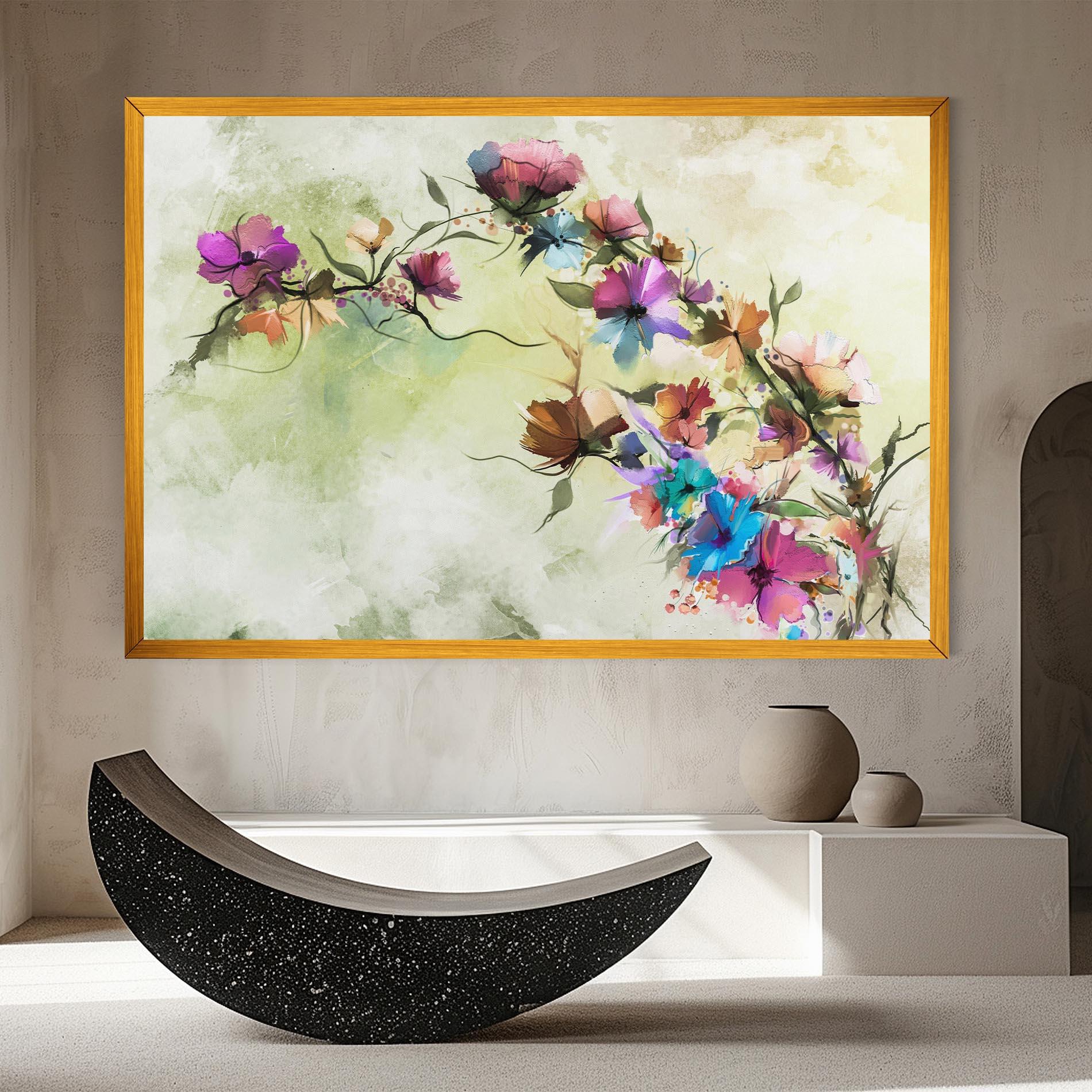 Vászonkép Ramura Cu Flori mockup 8