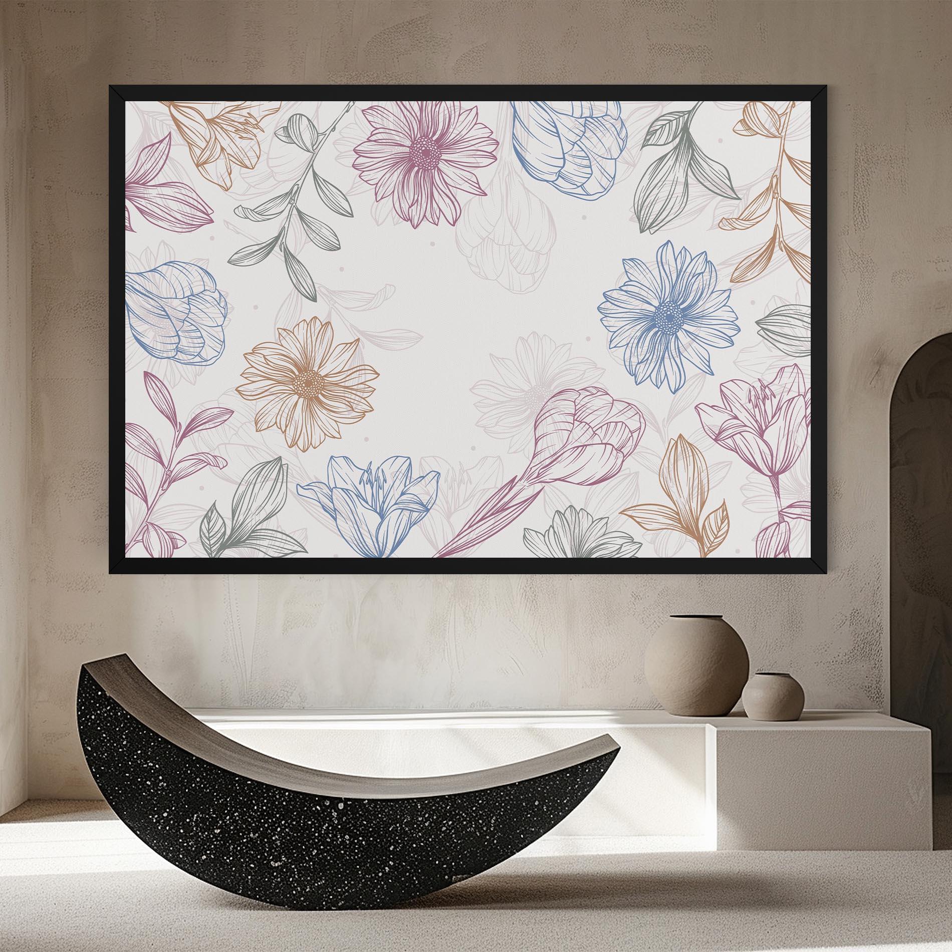 Vászonkép Color Line Mix mockup 8