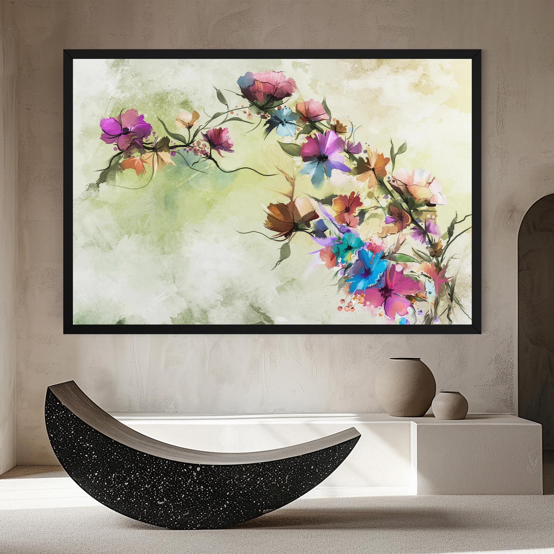 Vászonkép Ramura Cu Flori mockup 8