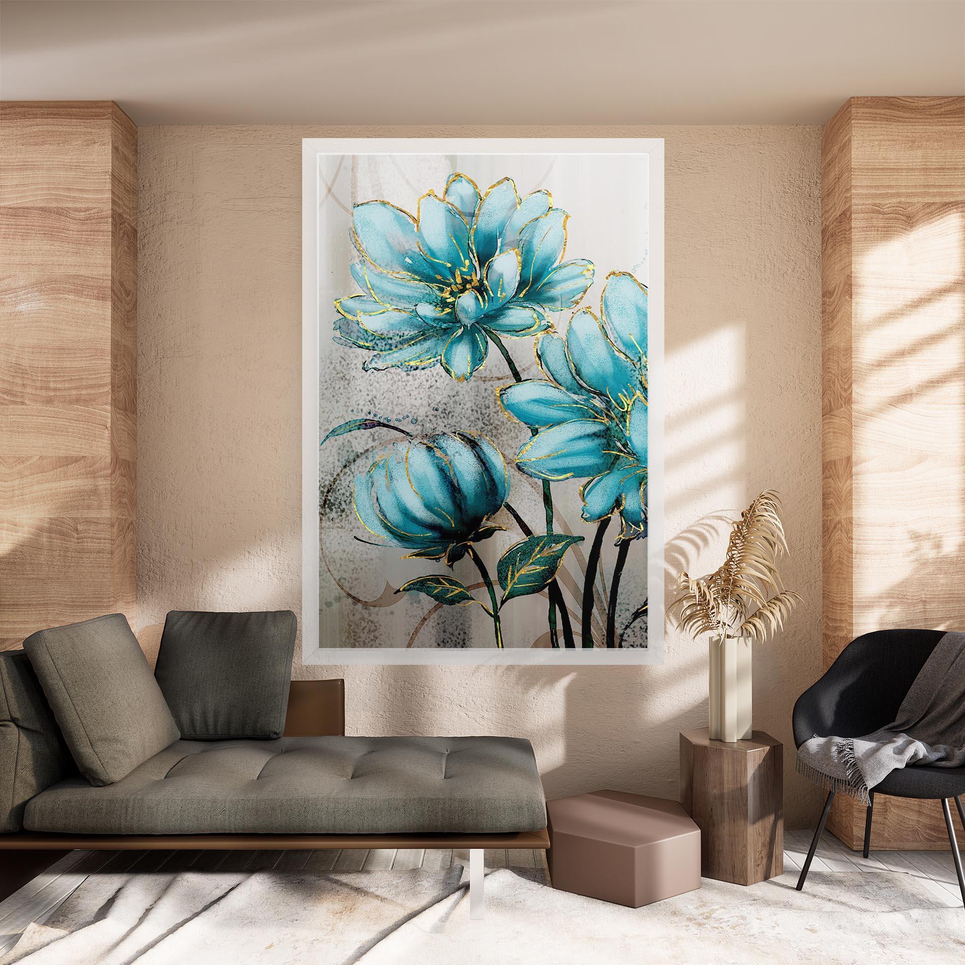 Vászonkép Bujori Albastri mockup 8