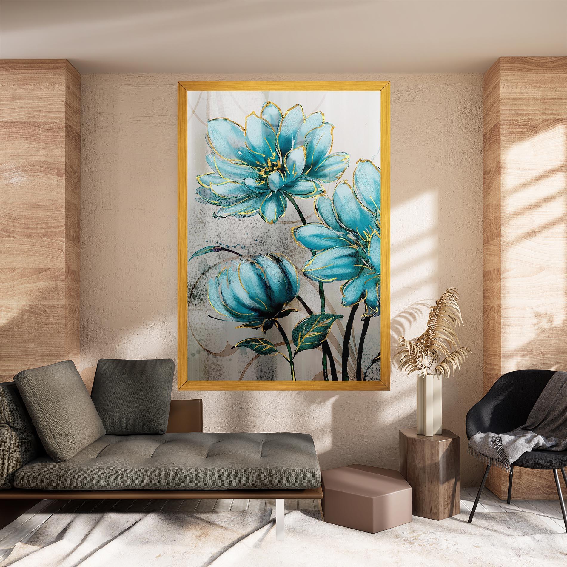 Vászonkép Bujori Albastri mockup 8