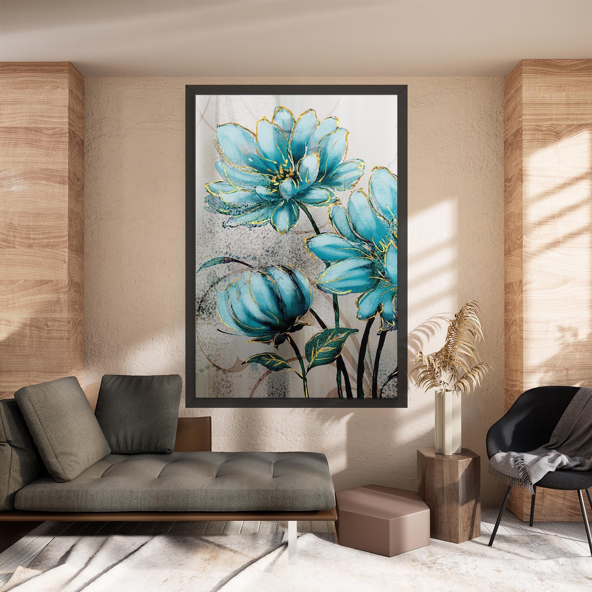 Vászonkép Bujori Albastri mockup 8