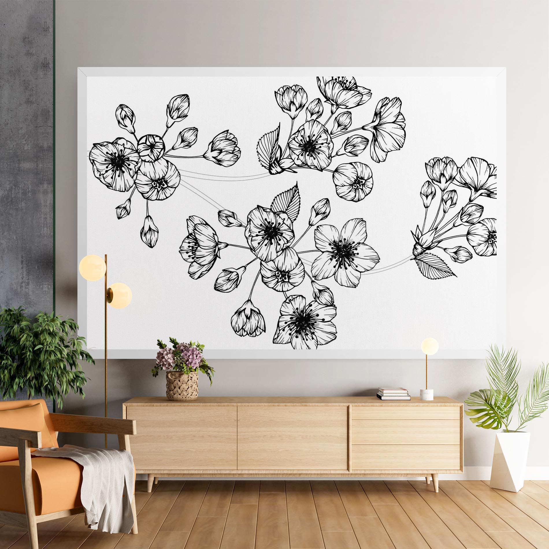 Vászonkép Sakura Line mockup 9